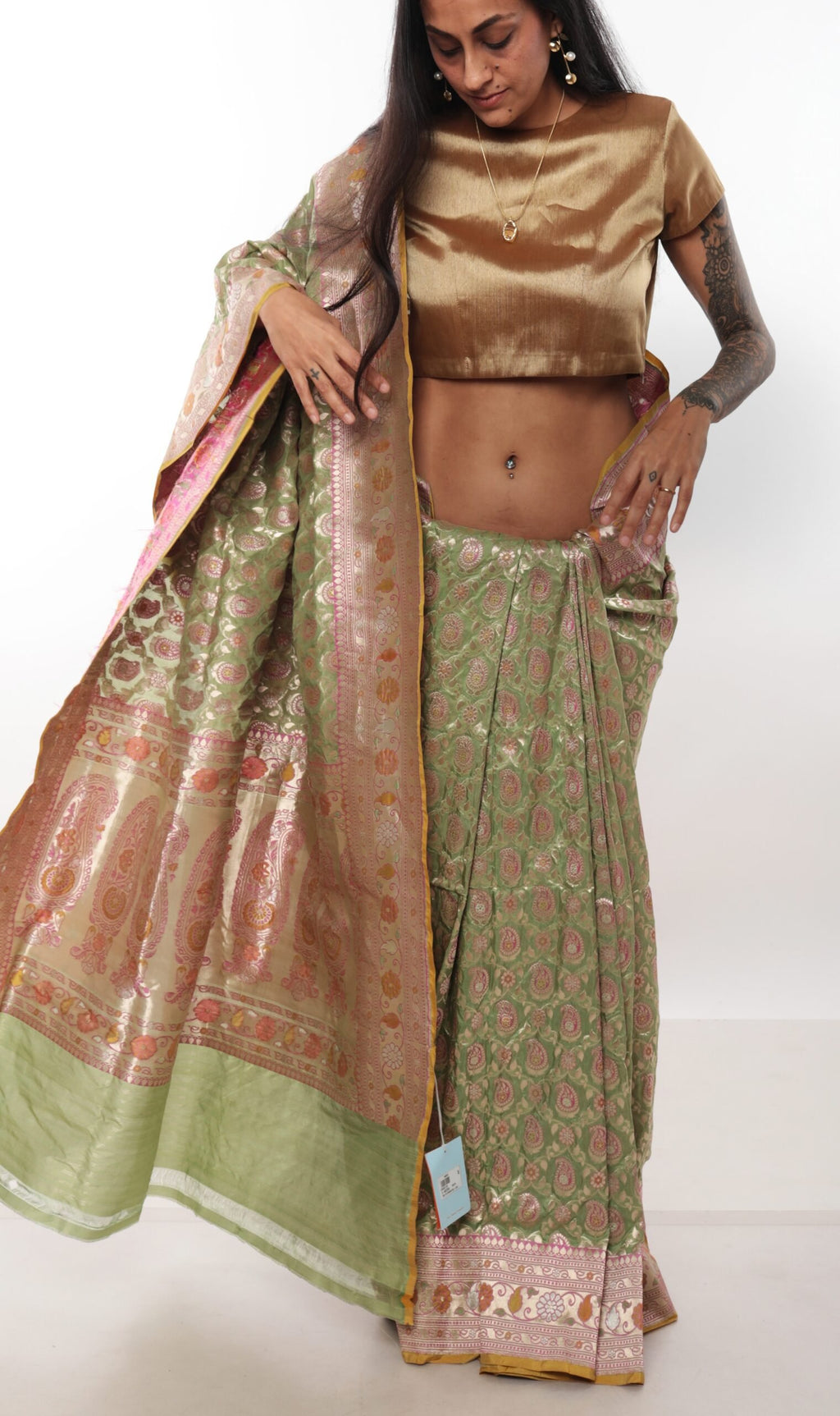EKAYA BANARAS Silk Sari (Brand New)