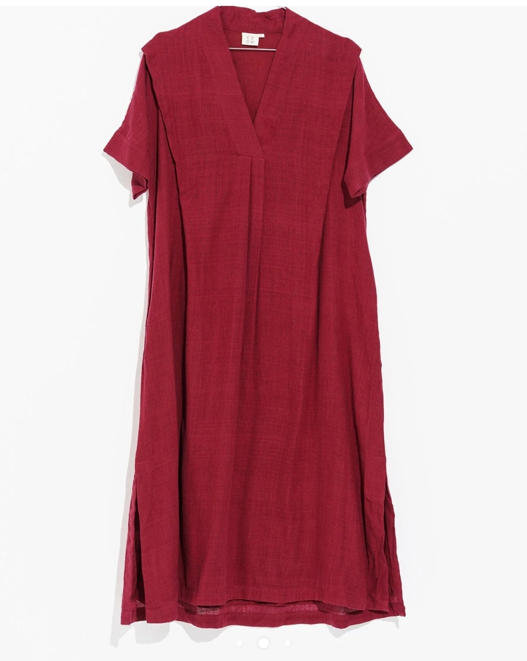 WORLD OF CROW - Structured Tunic in Wine