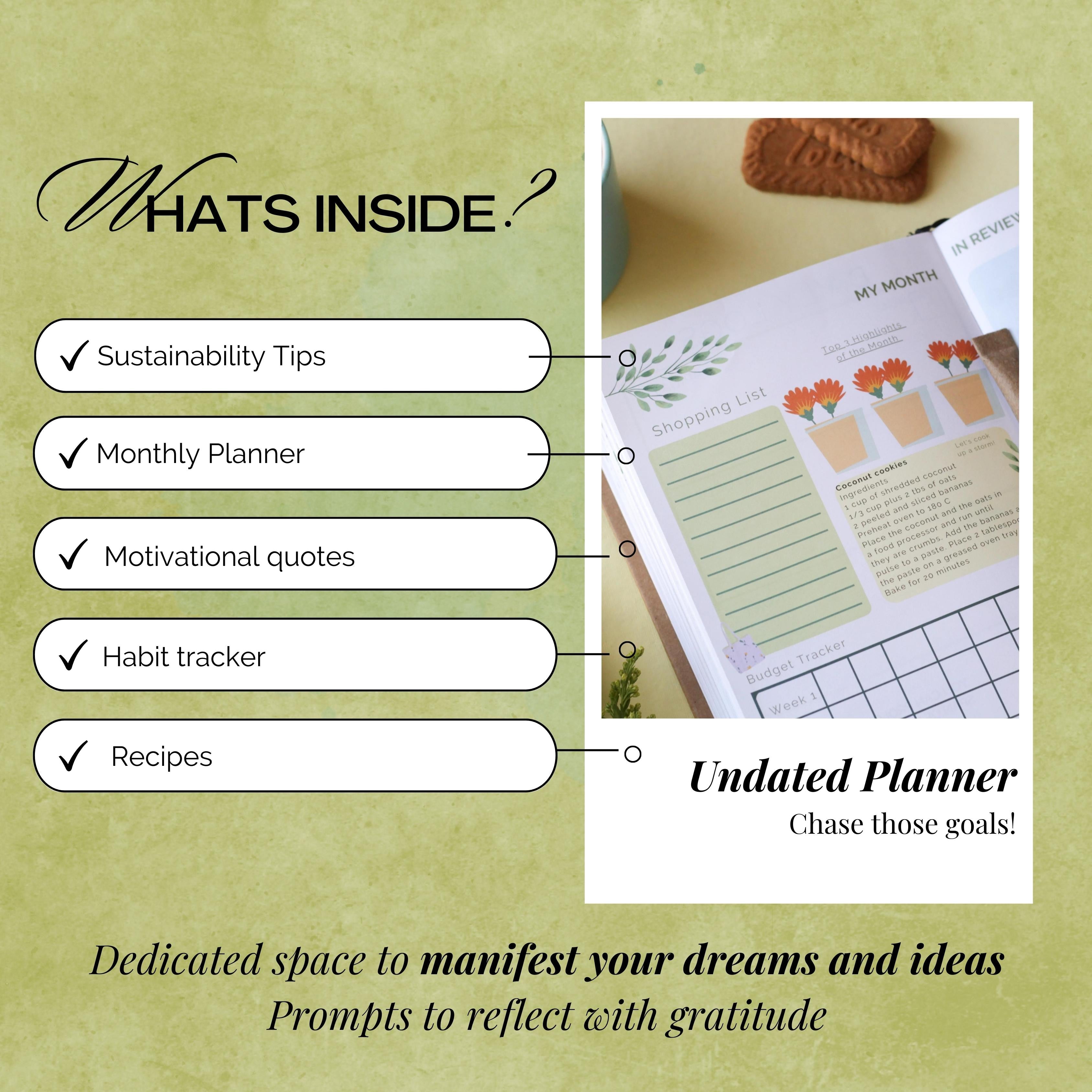 BARE NECESSITIES - A Fresh Start Undated Planner