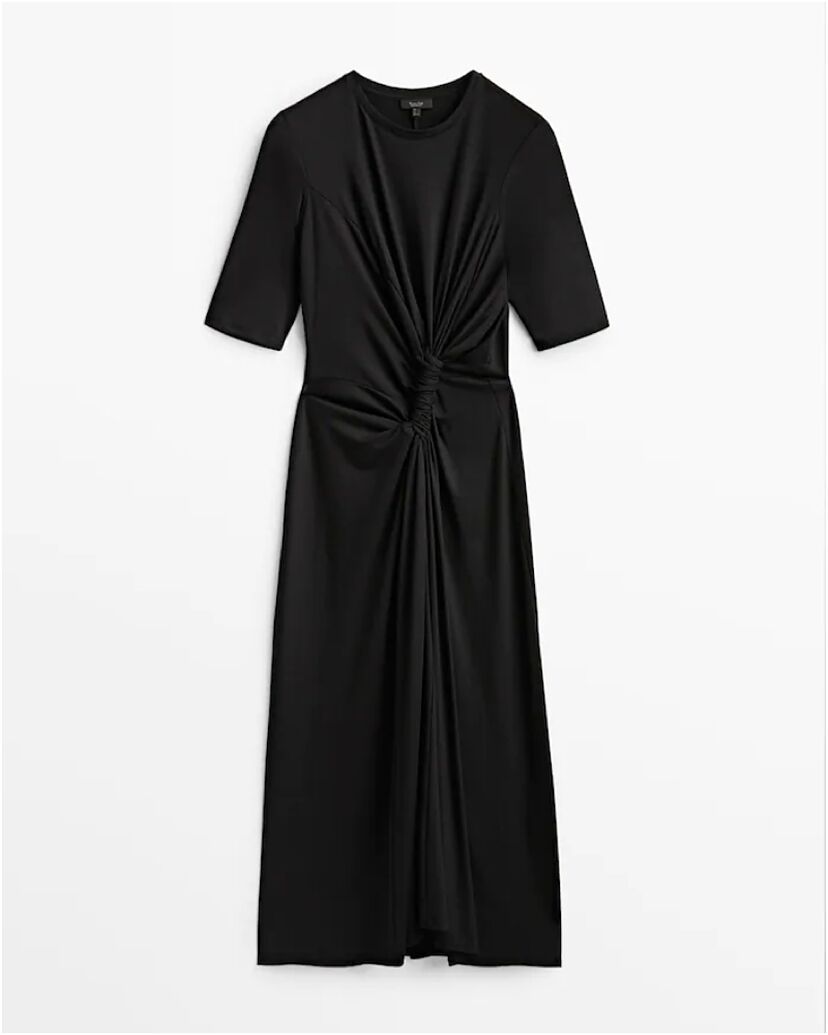 MASSIMO DUTTI - Black Long Dress