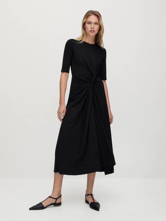 MASSIMO DUTTI - Black Long Dress