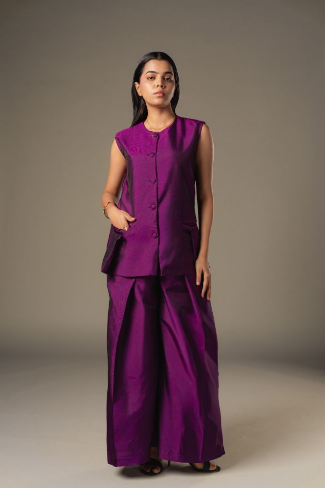 SOULE SILK - Mulberry Pants