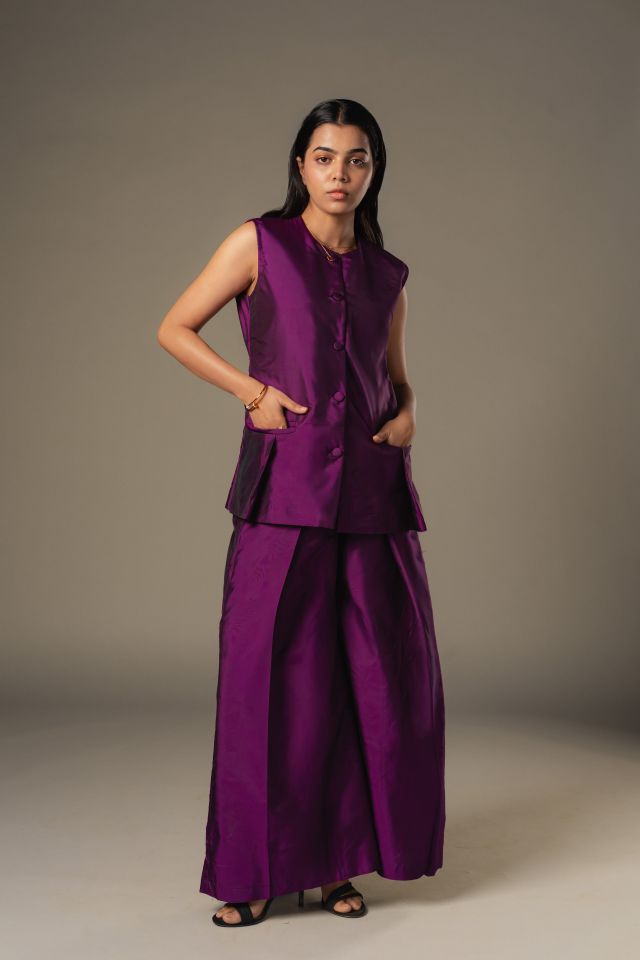 SOULE SILK - Mulberry Pants