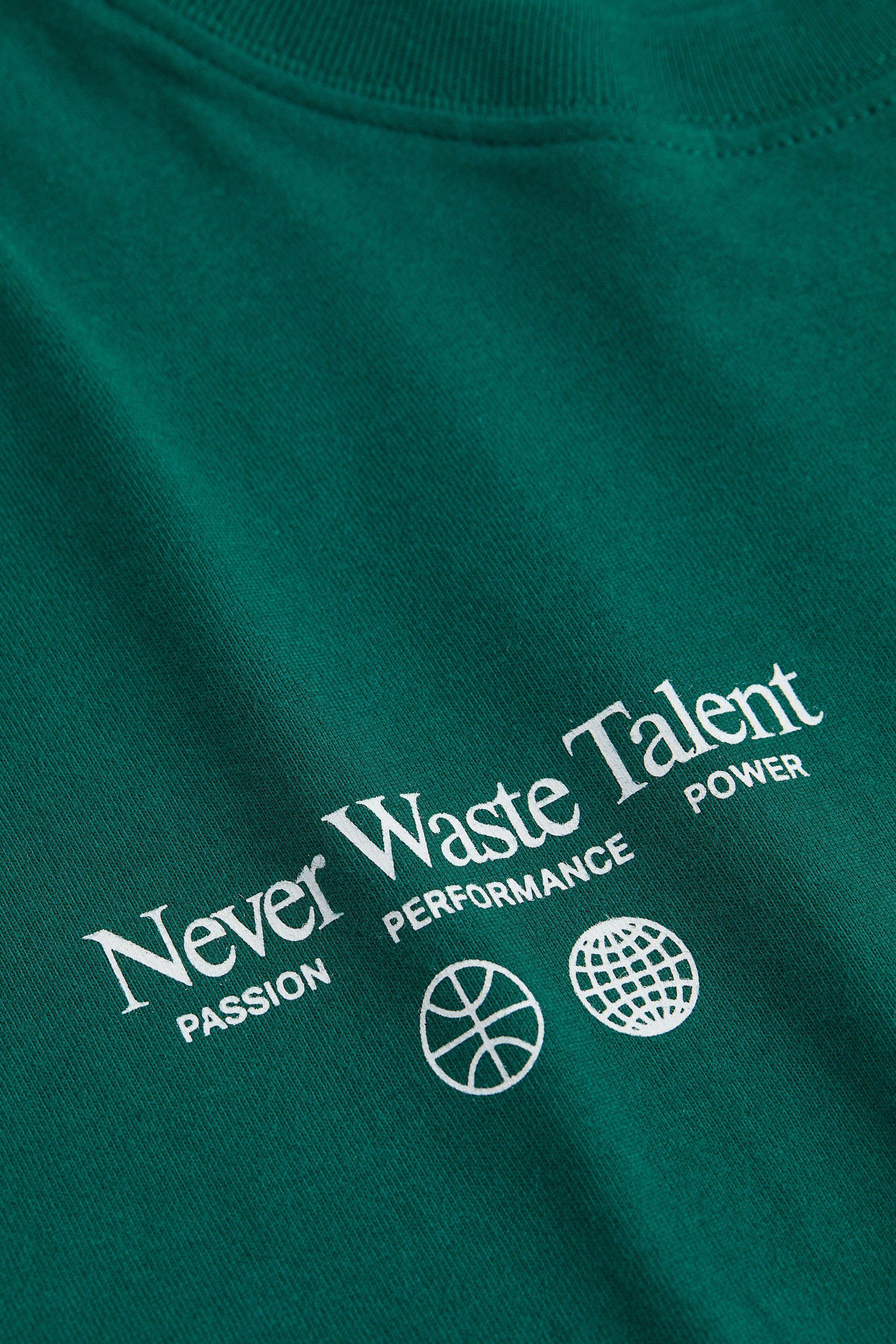 H&M - Green Oversized T-shirt
