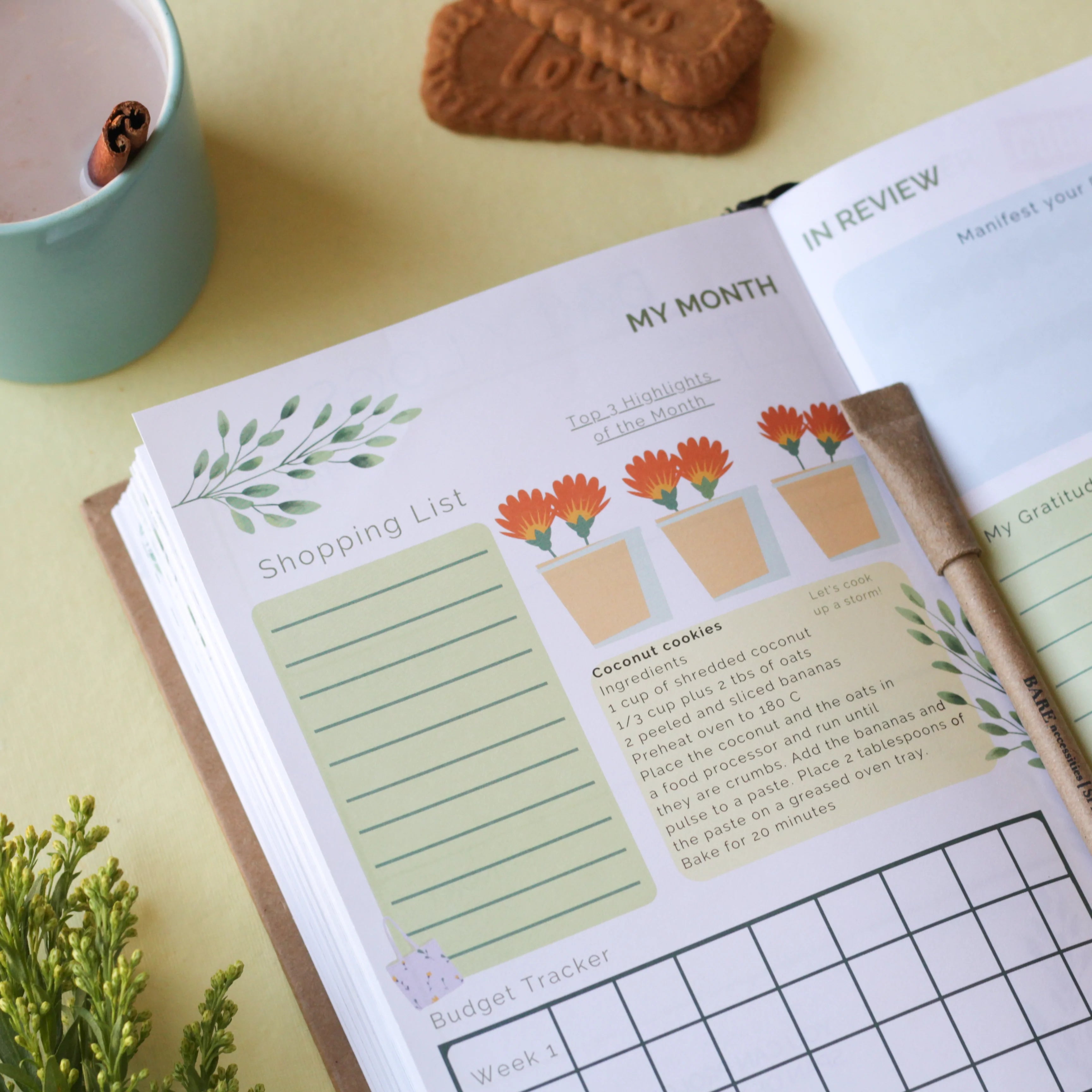 BARE NECESSITIES - A Fresh Start Undated Planner