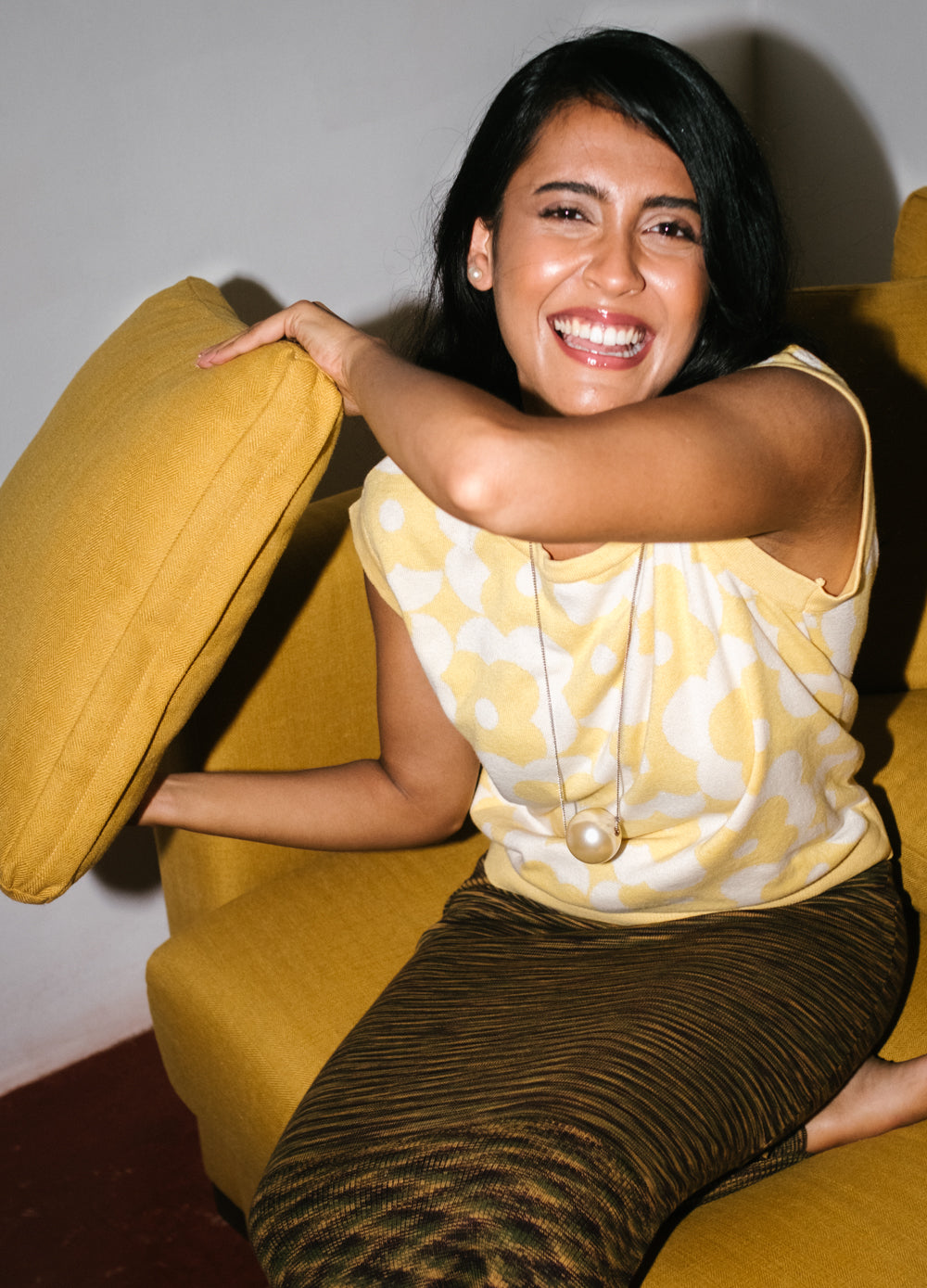 NO NASTIES - Buttecup Floral Muscle Tee