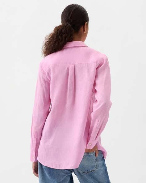 GAP - Pink Boyfriend Fit Shirt