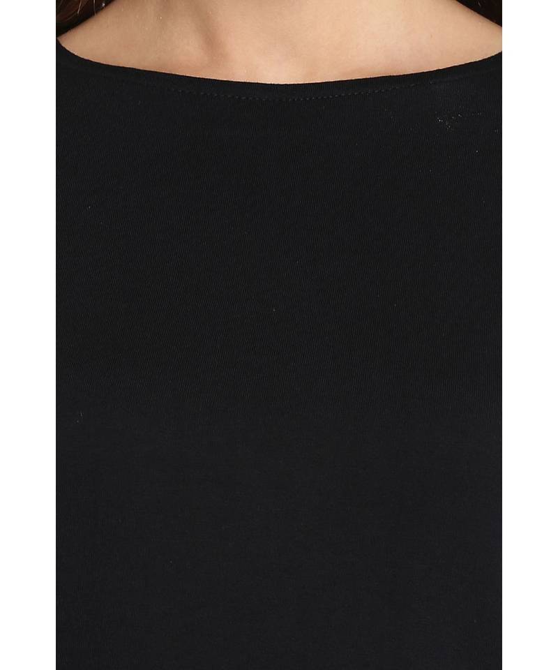MISS CHASE - Black Cold Shoulder Top