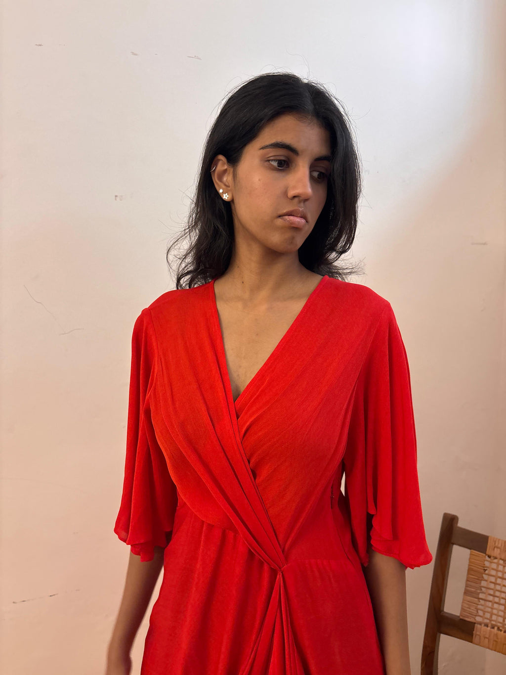 5/9 - Red Drape Dress