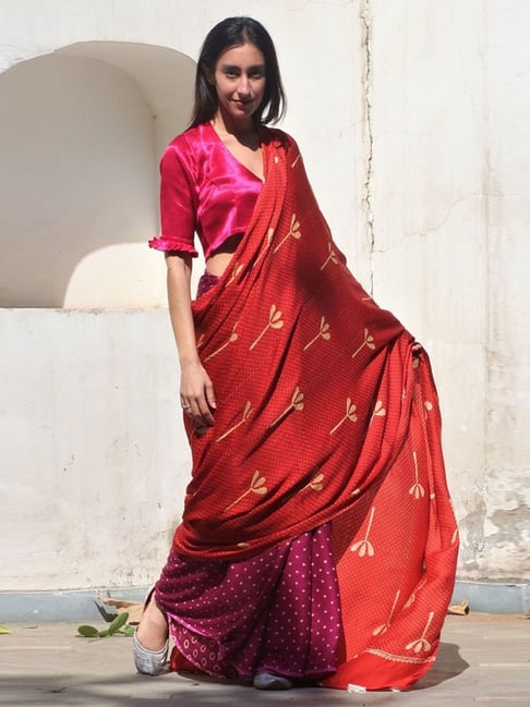 CHIDIYAA - Red and Purple Jannah Sari