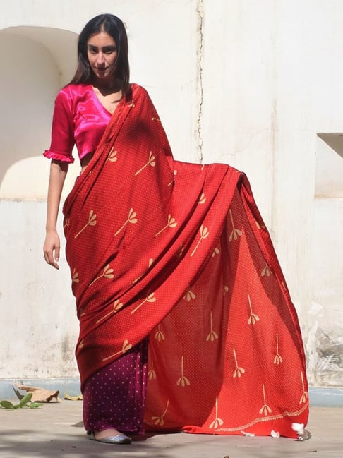 CHIDIYAA - Red and Purple Jannah Sari
