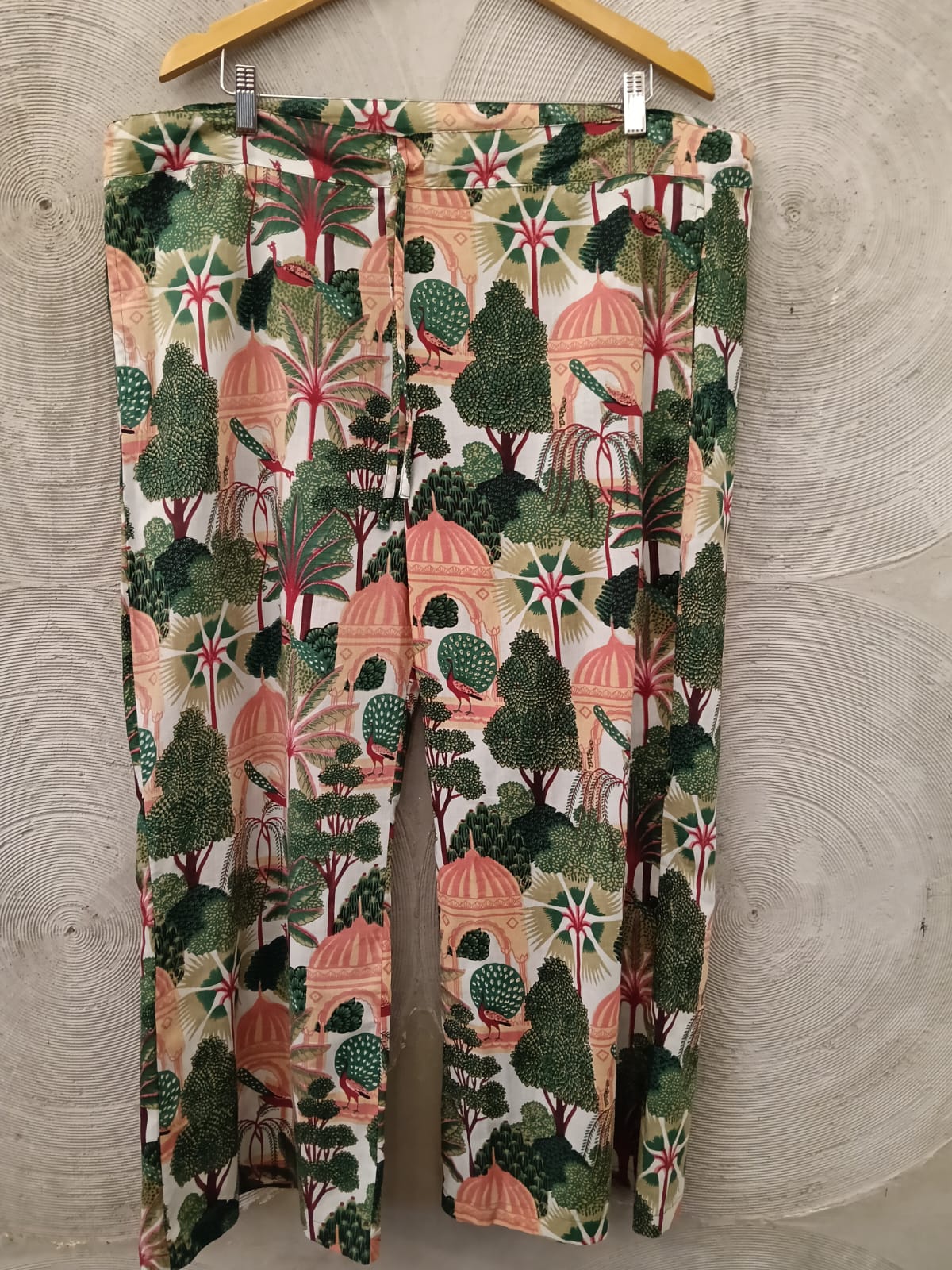 CRAFIQA -  Peacock Print Materinity Kurti & Pant Set