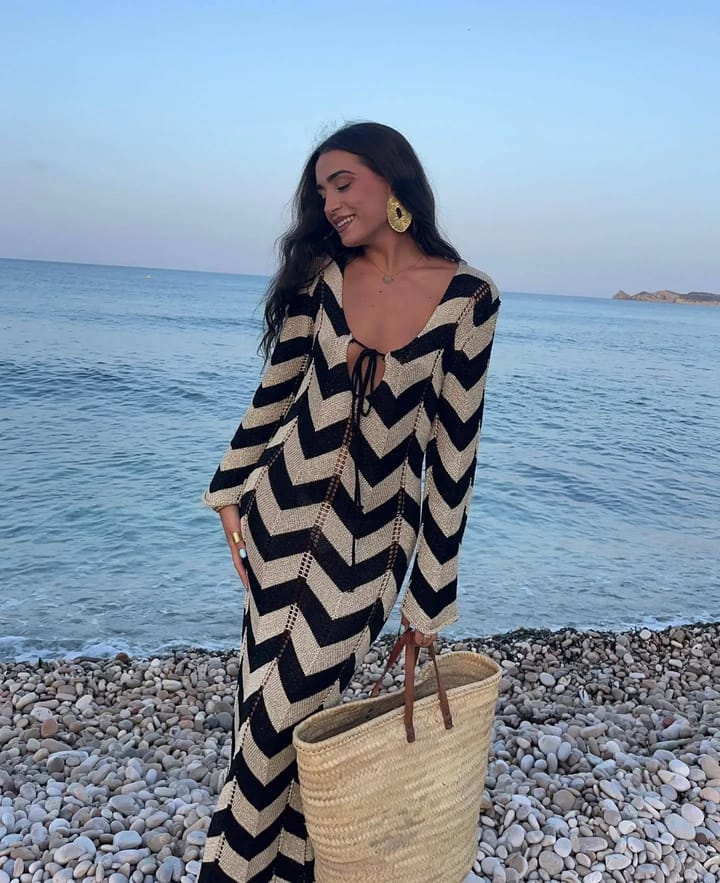 A LA MODE - Martha Knit Dress