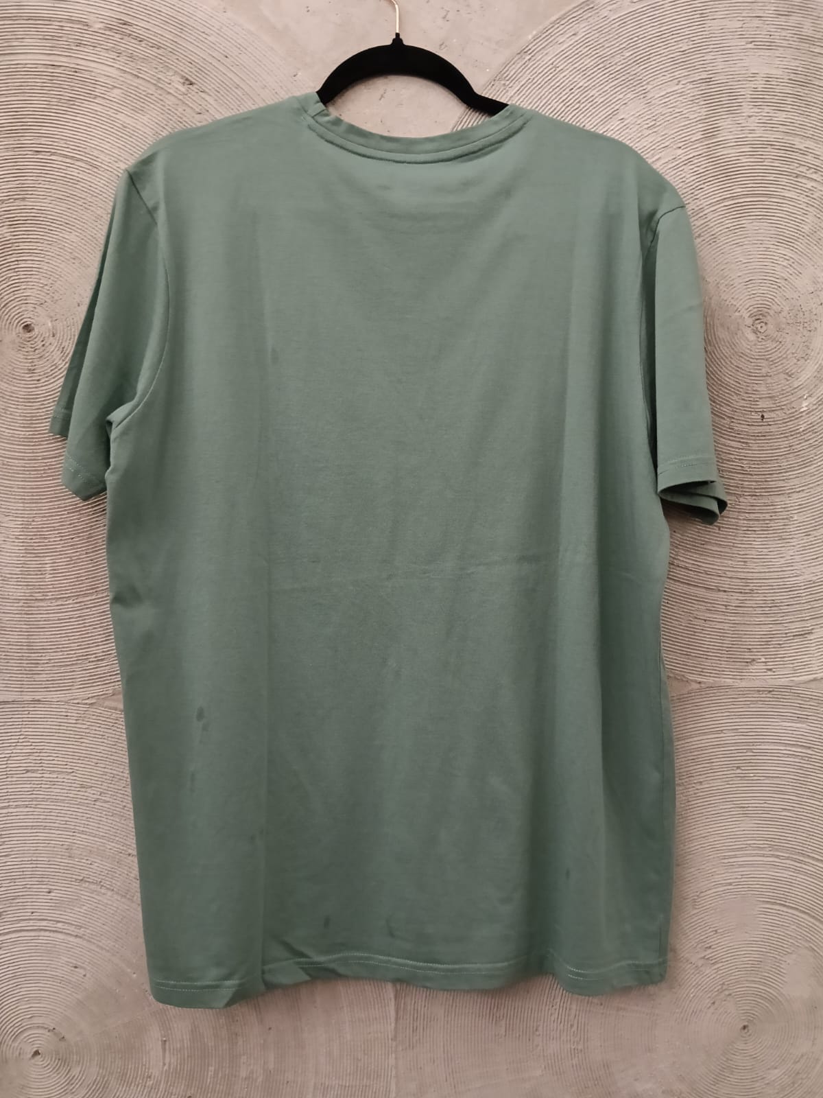 Green Half Sleeves Basic T-shirt