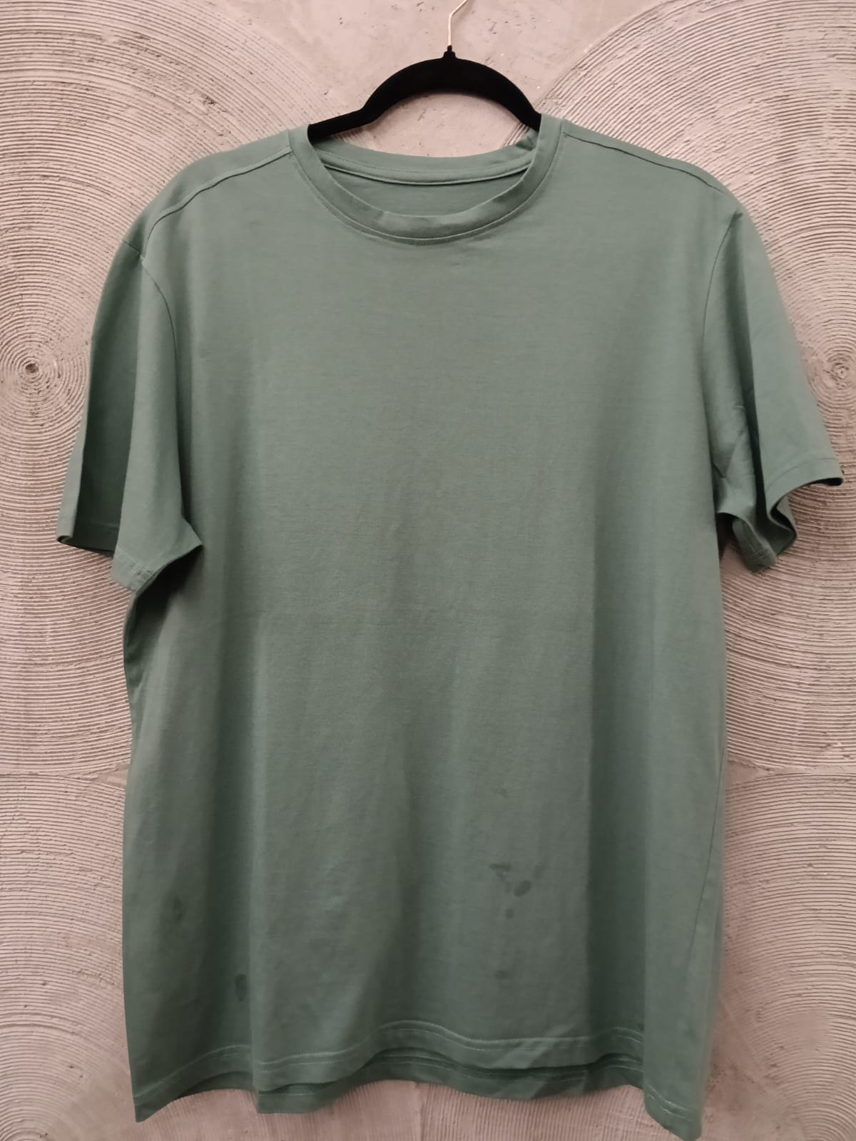Green Half Sleeves Basic T-shirt