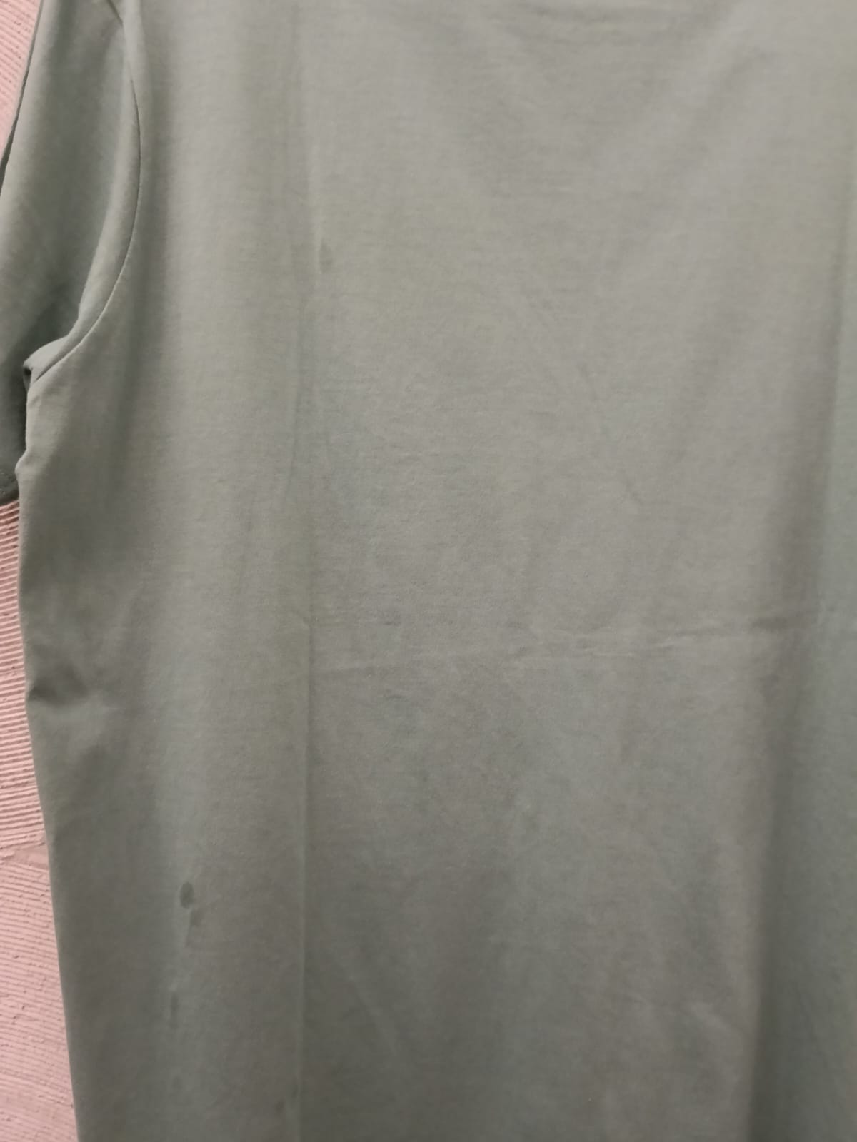 Green Half Sleeves Basic T-shirt