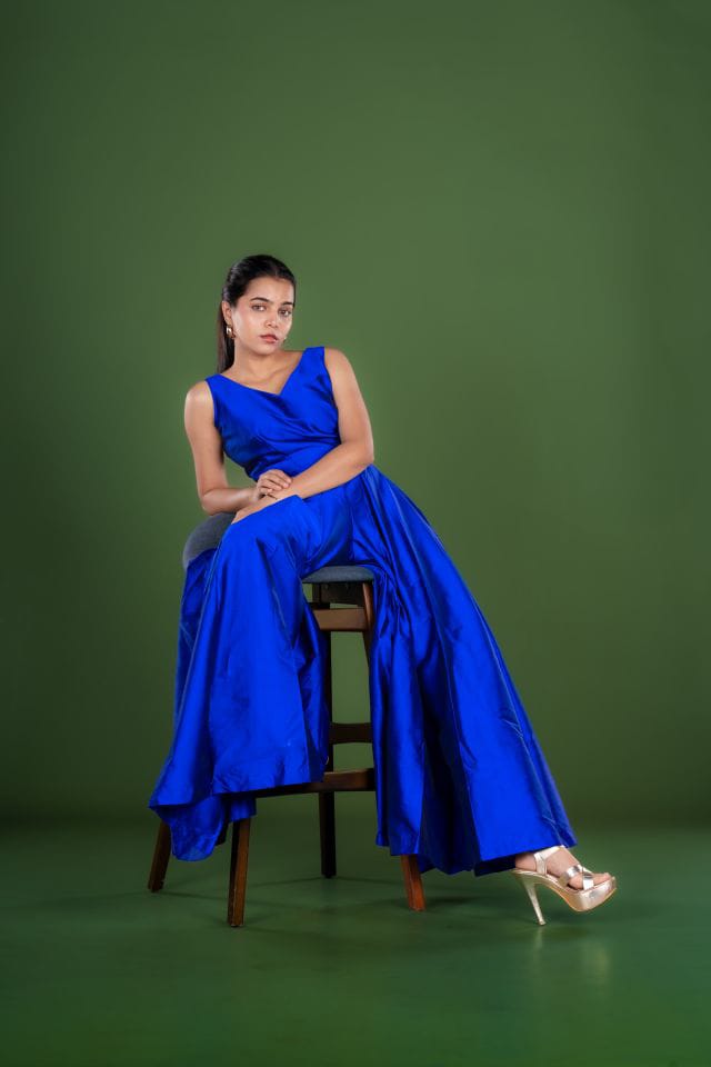 SOULESILK - Nora Royal Blue Jumpsuit