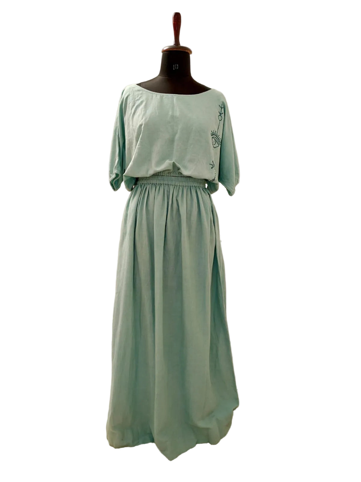 DESII VIDESI - Blue Embroidered Co-ord