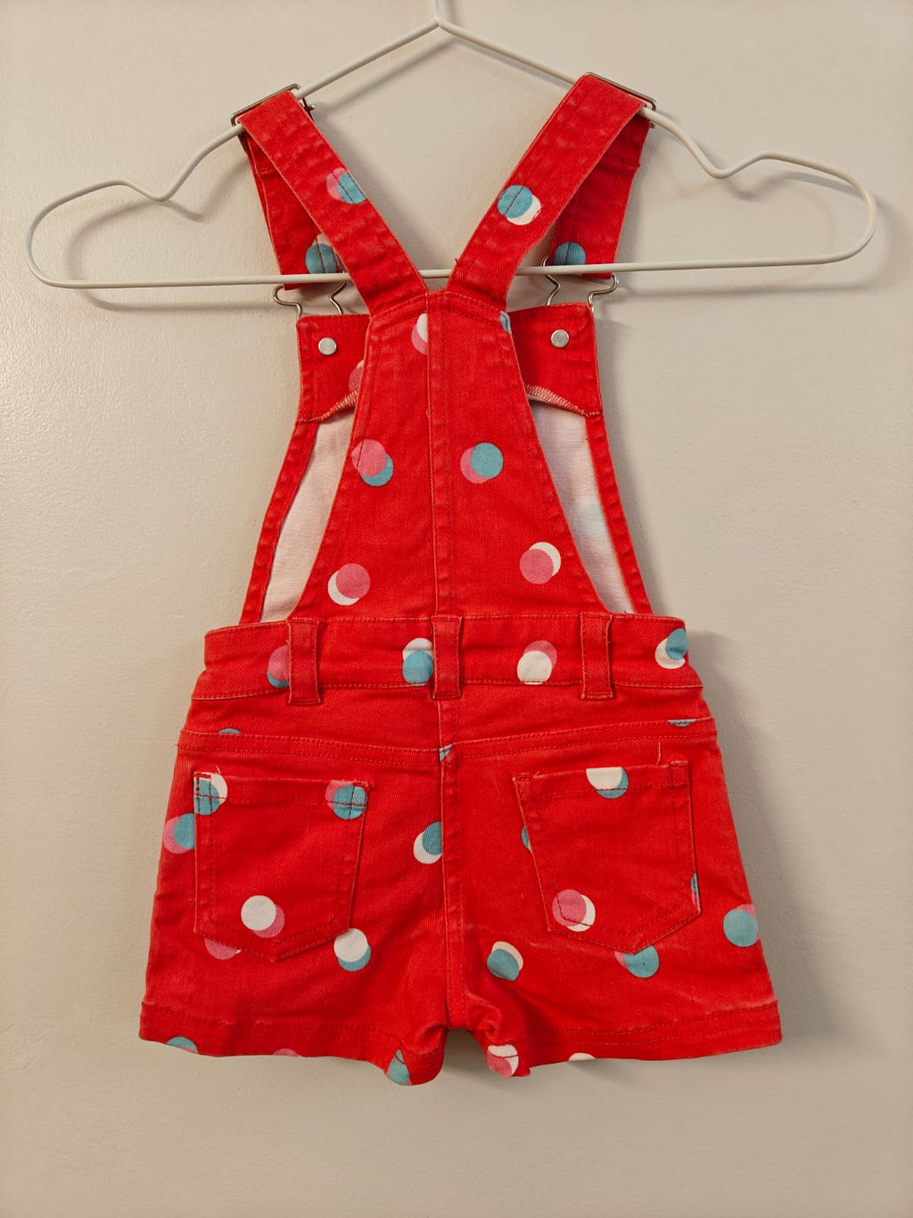 Red Polka Dot Overalls