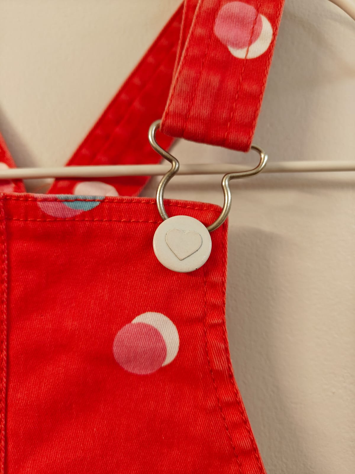 Red Polka Dot Overalls