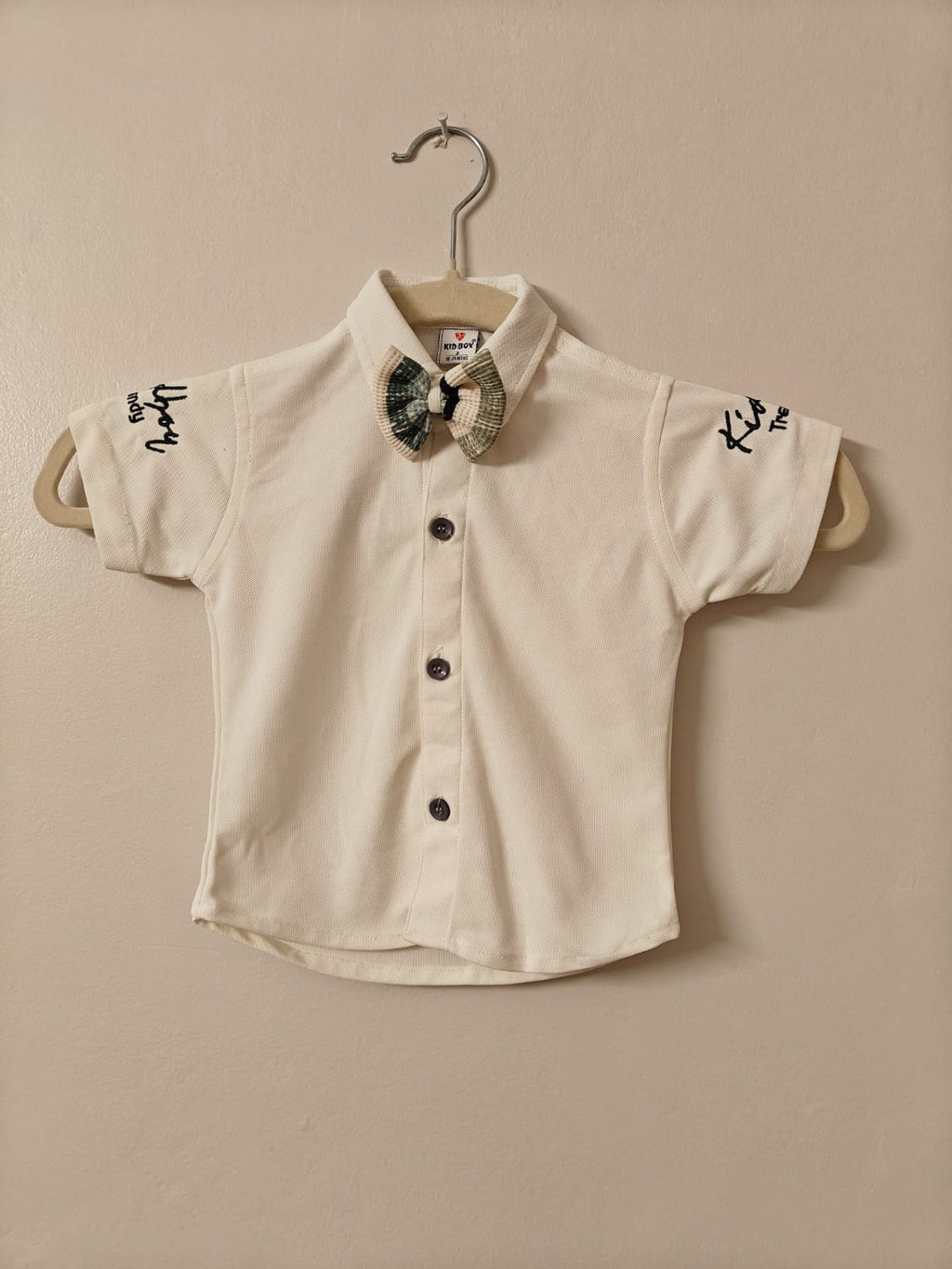 Bow-Tie Detail White Shirt