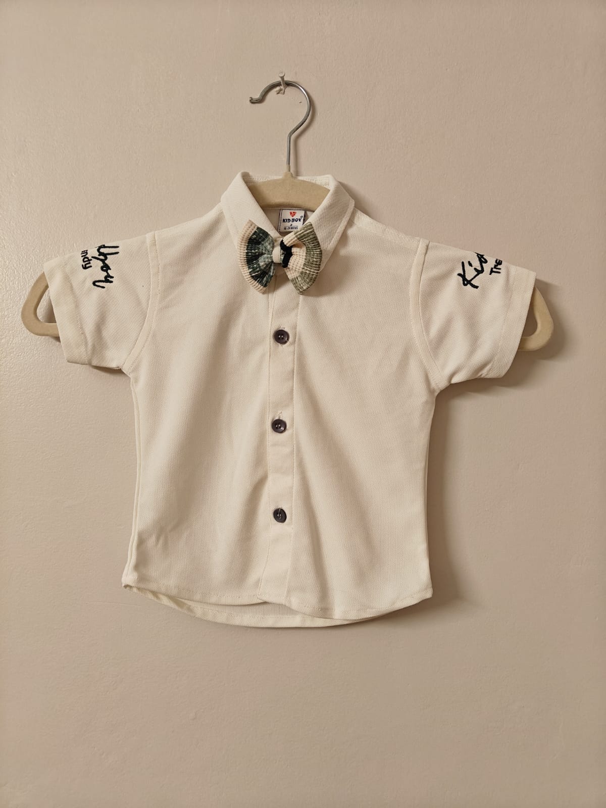 Bow-Tie Detail White Shirt