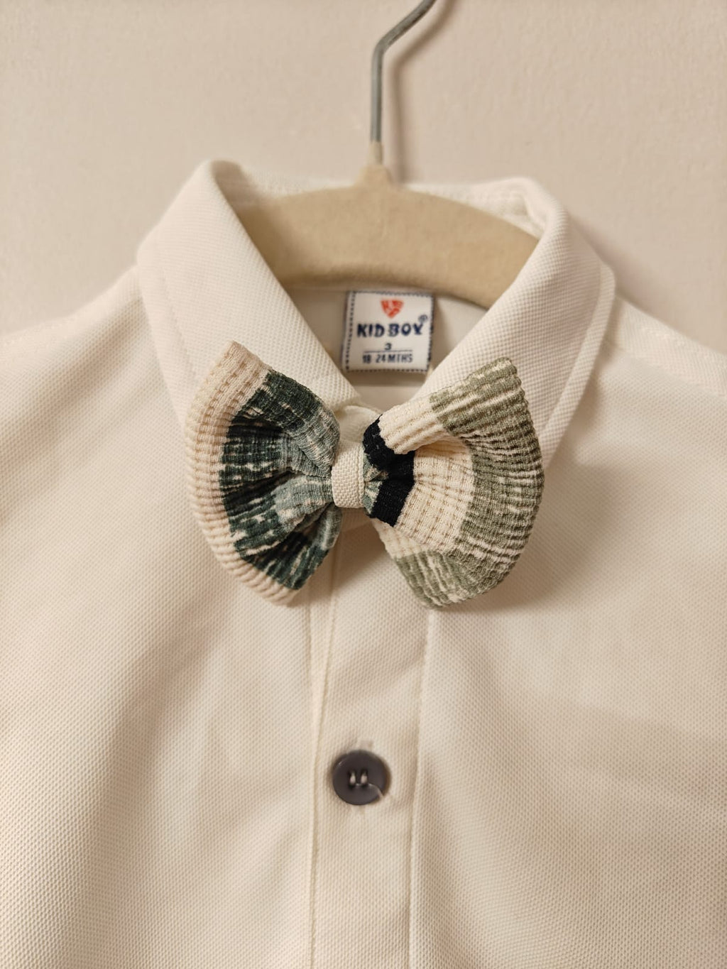 Bow-Tie Detail White Shirt