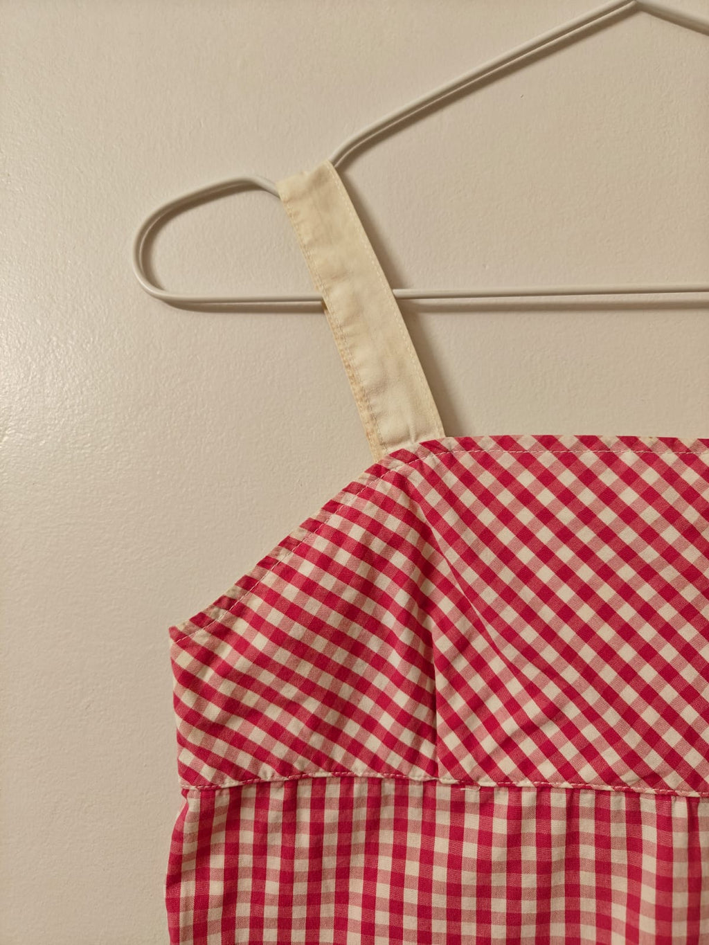 Pink Gingham Top