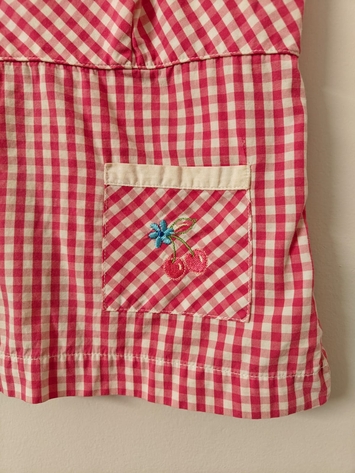 Pink Gingham Top