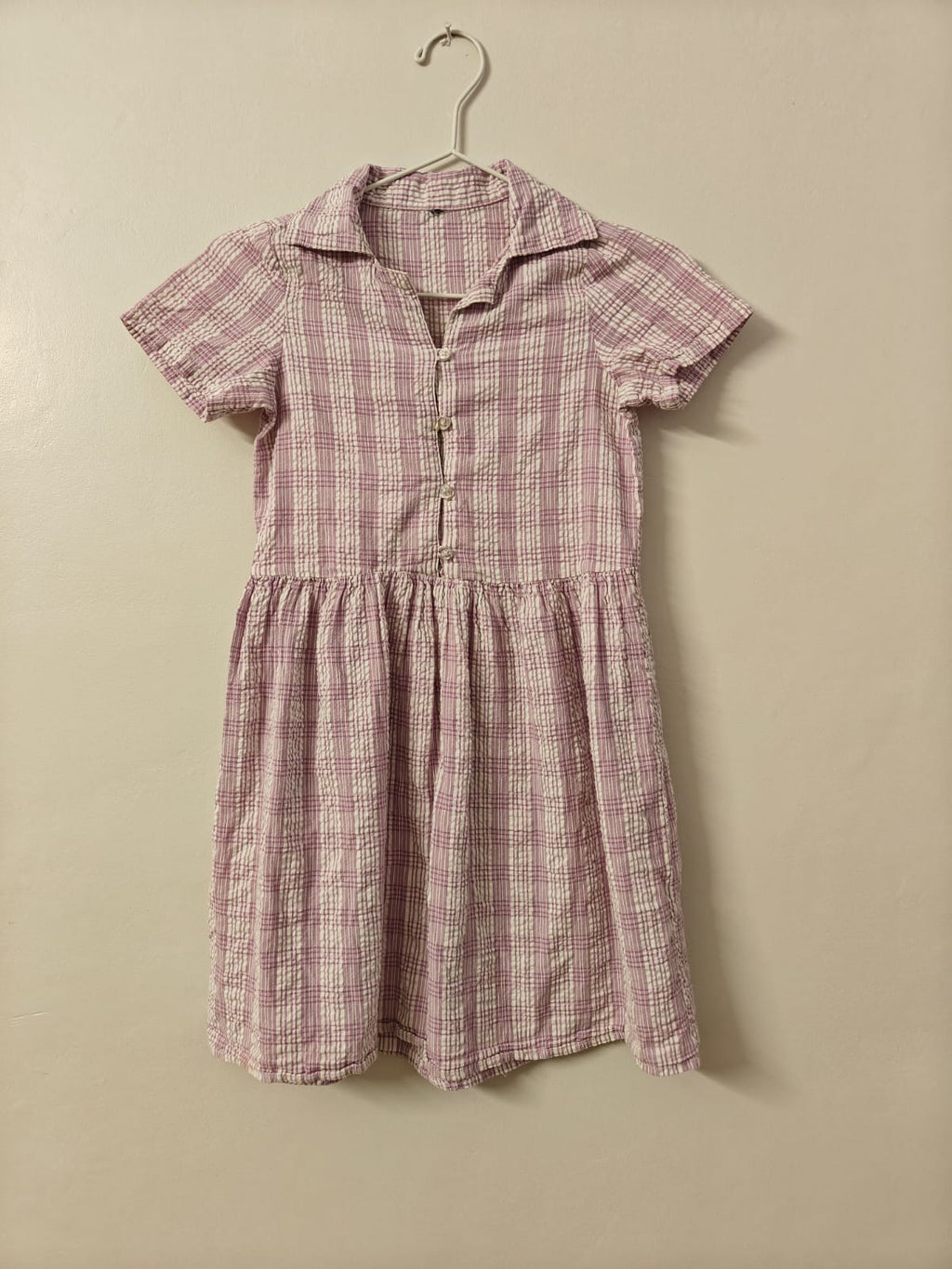 Lavender Shirt Dres