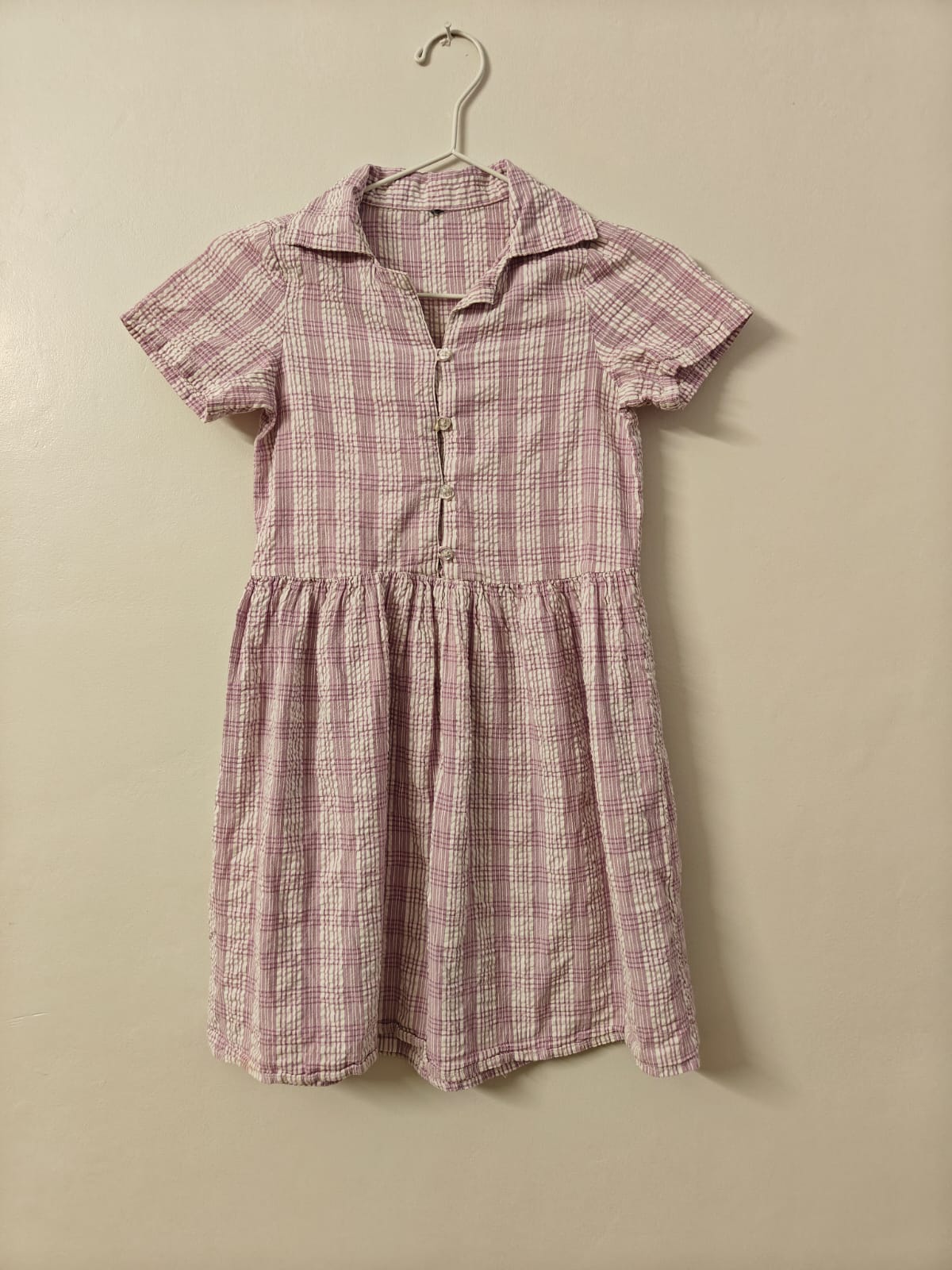 Lavender Shirt Dres