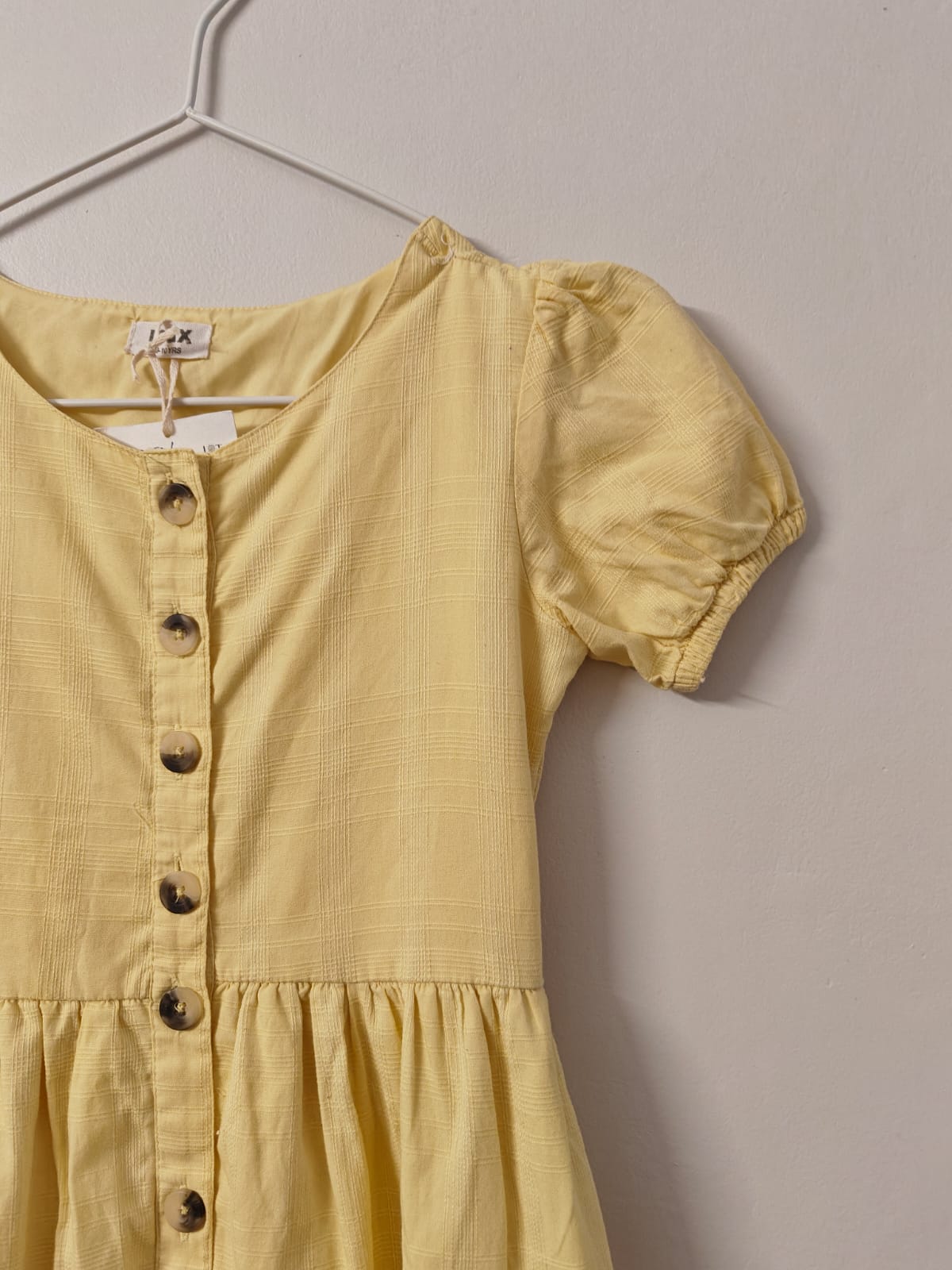 Yellow Fit-and-Flare Dress