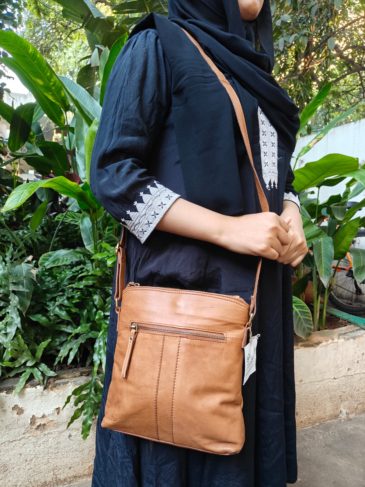 BORN -  Tan Crossbody Sling Bag