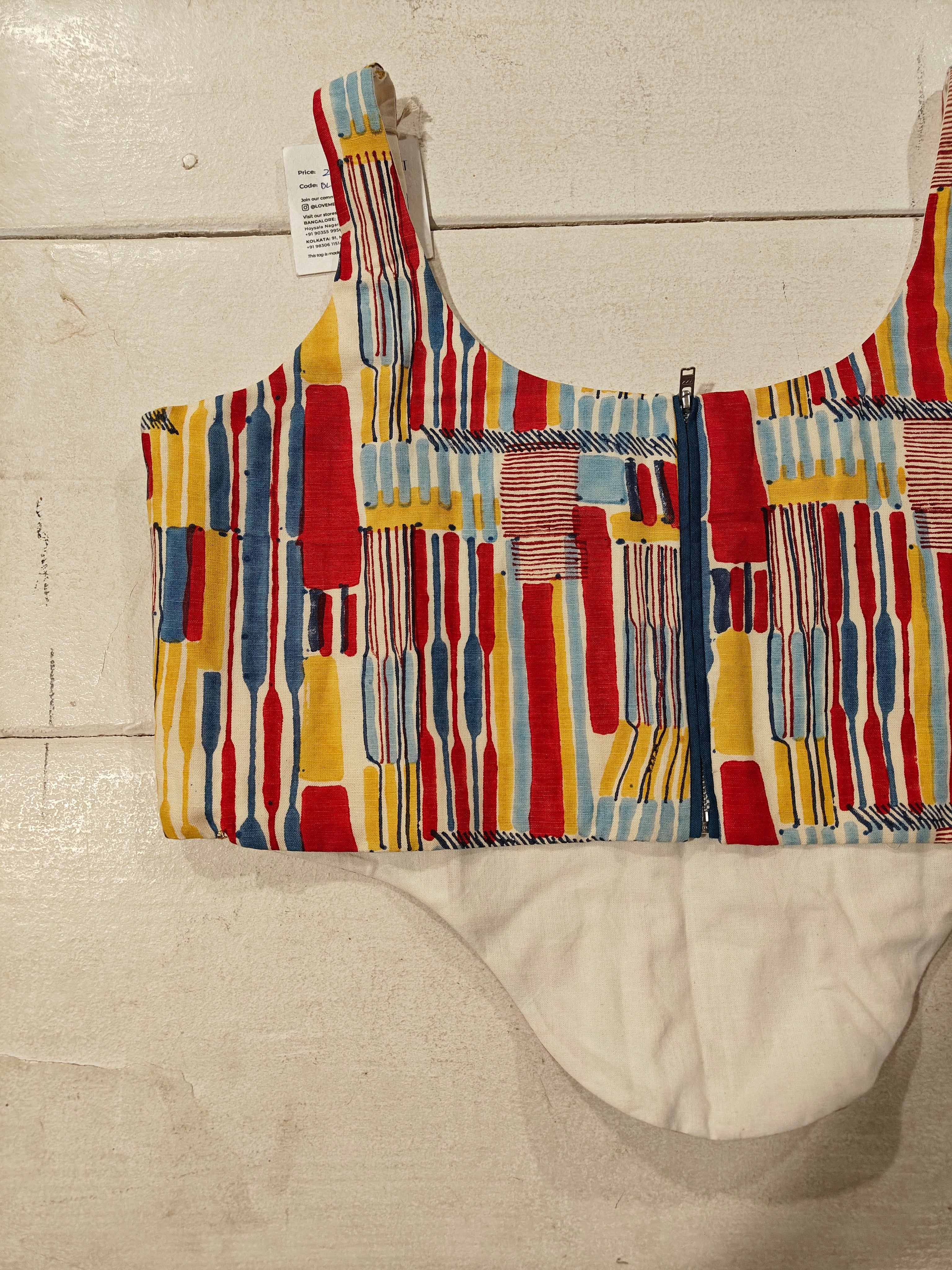 RIAS JAIPUR - Scribble Linen Corset