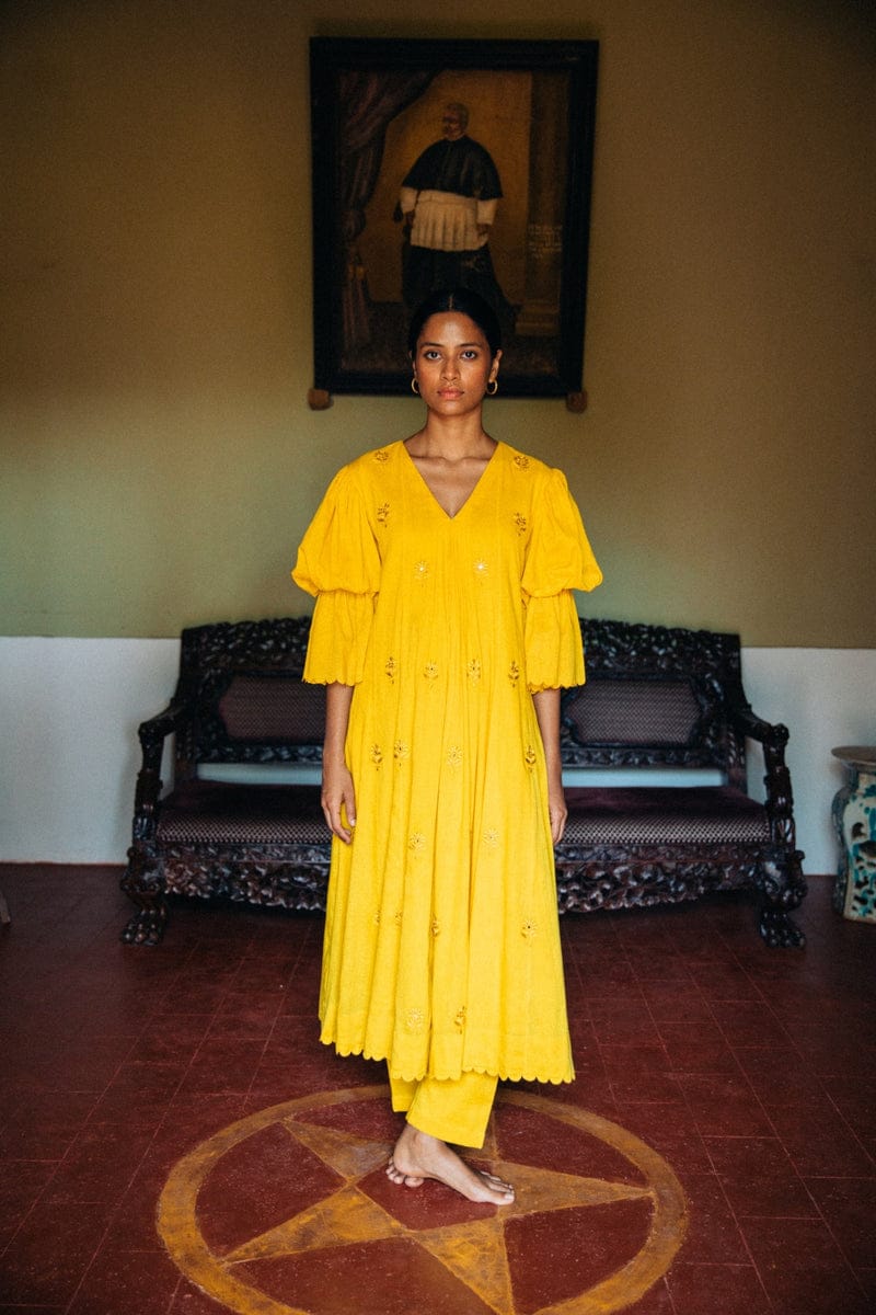 LABEL EARTHEN - Yellow Co-ord Set