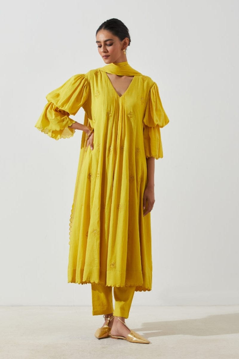 LABEL EARTHEN - Yellow Co-ord Set