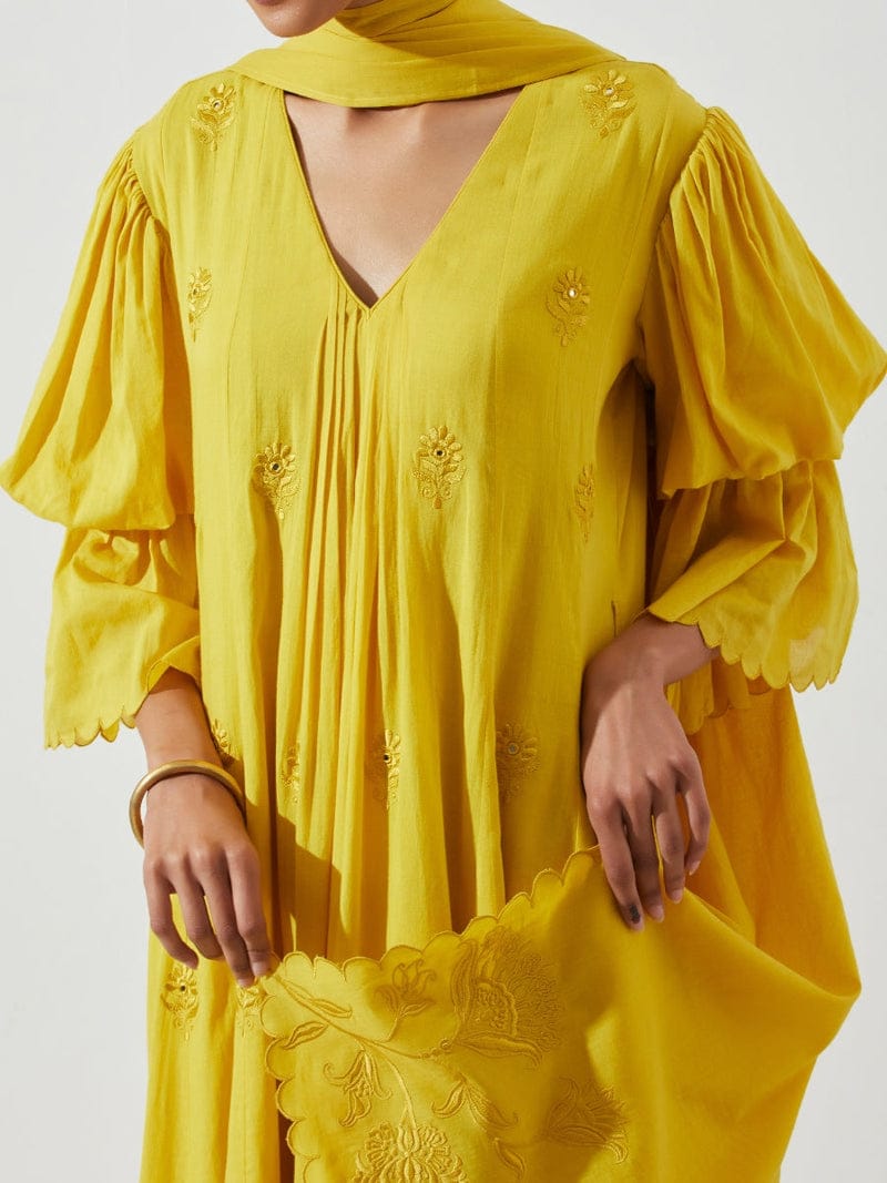 LABEL EARTHEN - Yellow Co-ord Set