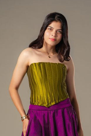 SOULE SILK - Neem Jade Corset