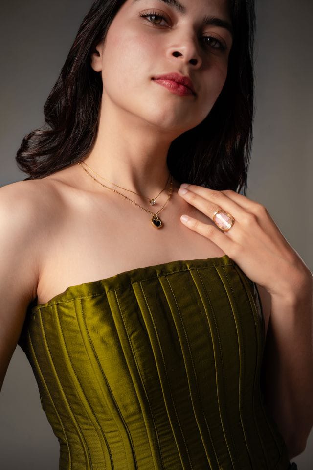 SOULE SILK - Neem Jade Corset