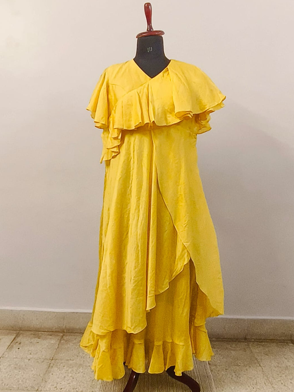 RACHANA NARWANI - Yellow Ruffle Dress
