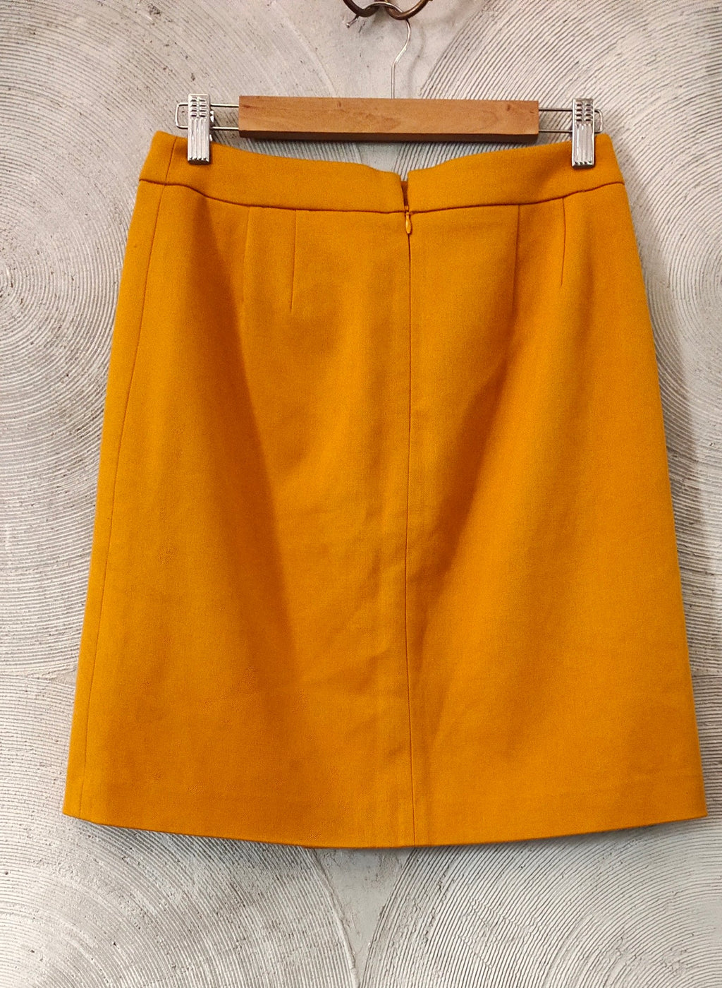 LOFT - Mustard knee-length skirt