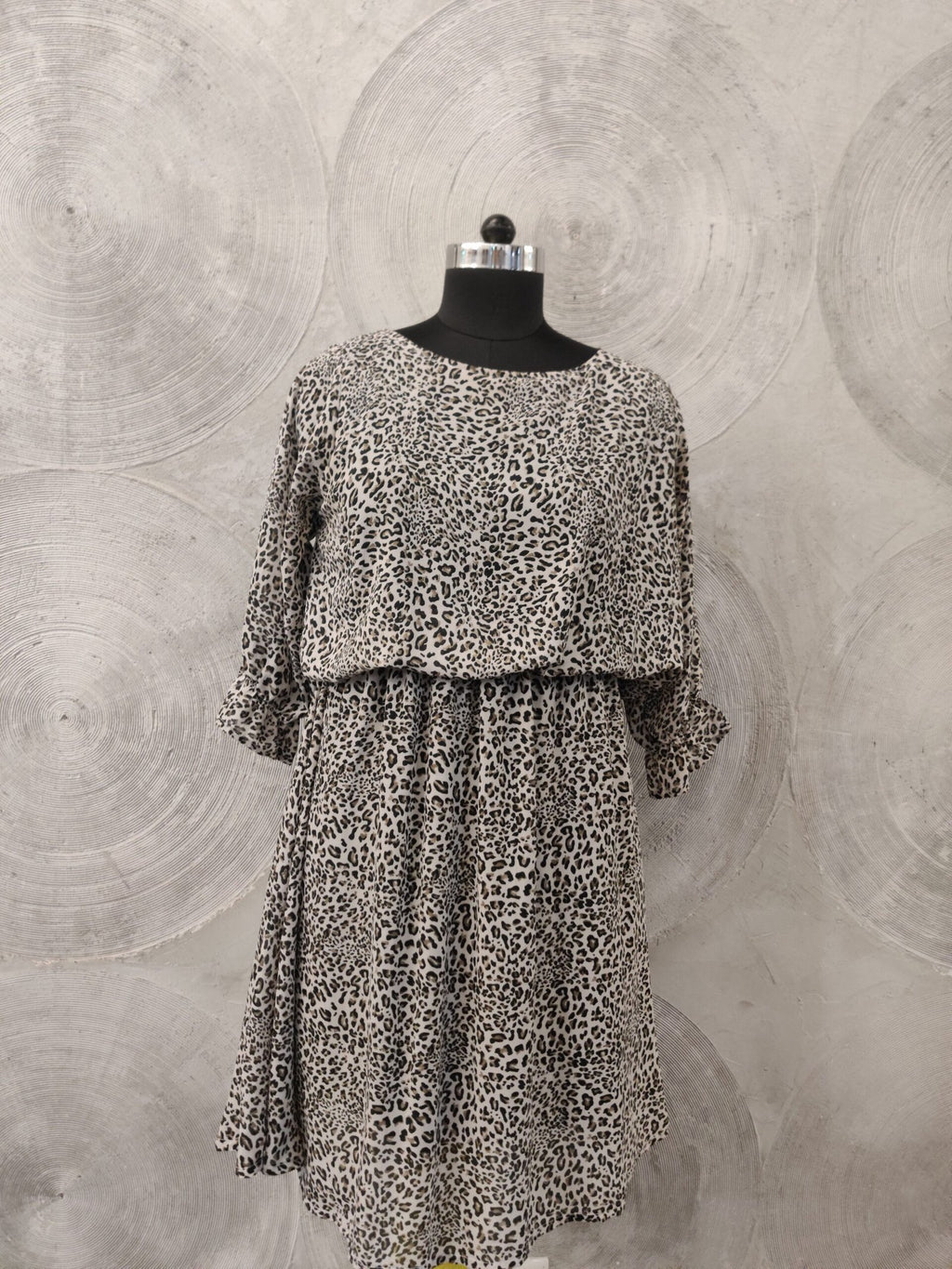 B+VESTRY- Leopard Print Short Dress