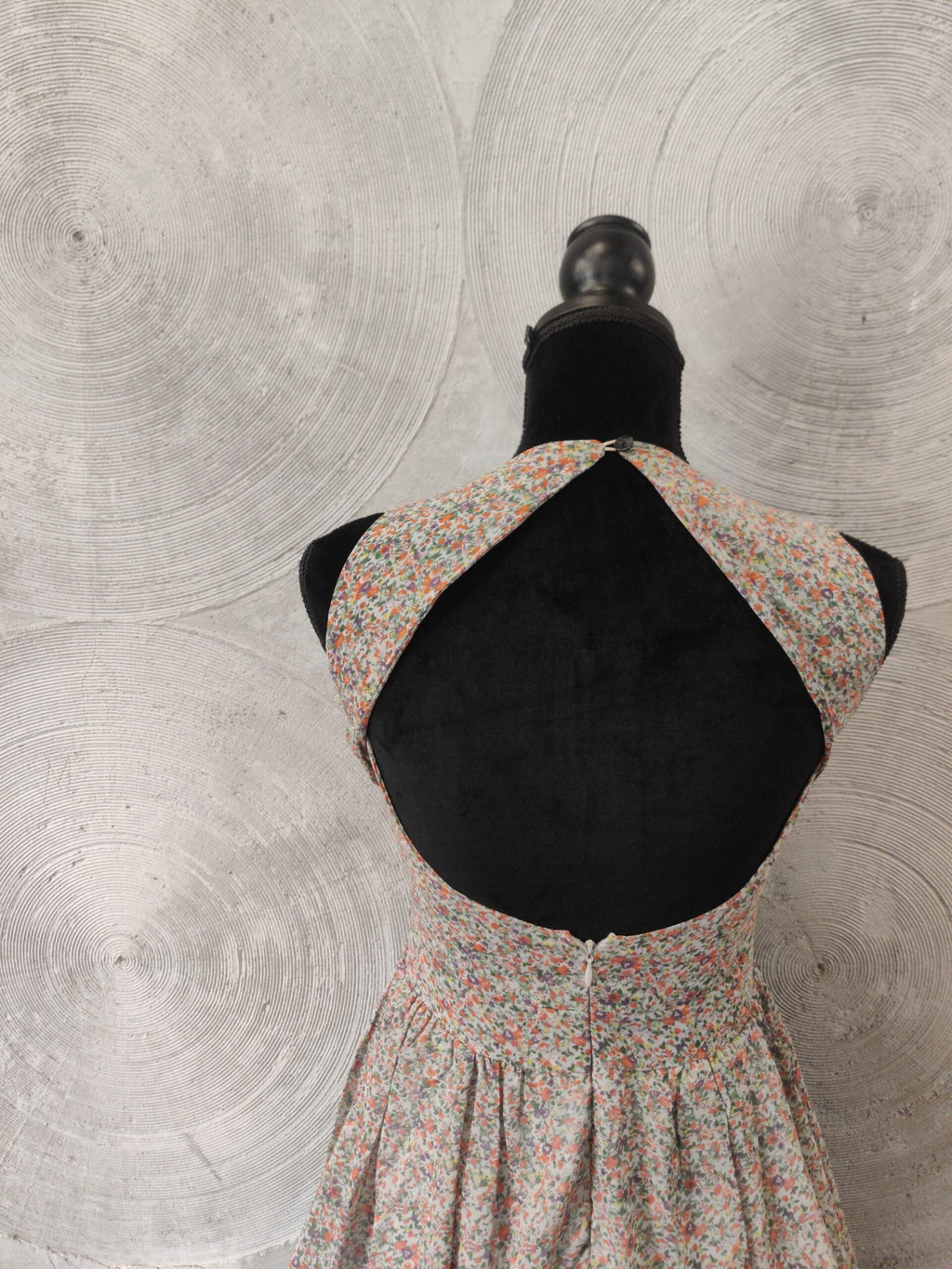 Floral Print Georgette Fit & Flare Midi Dress