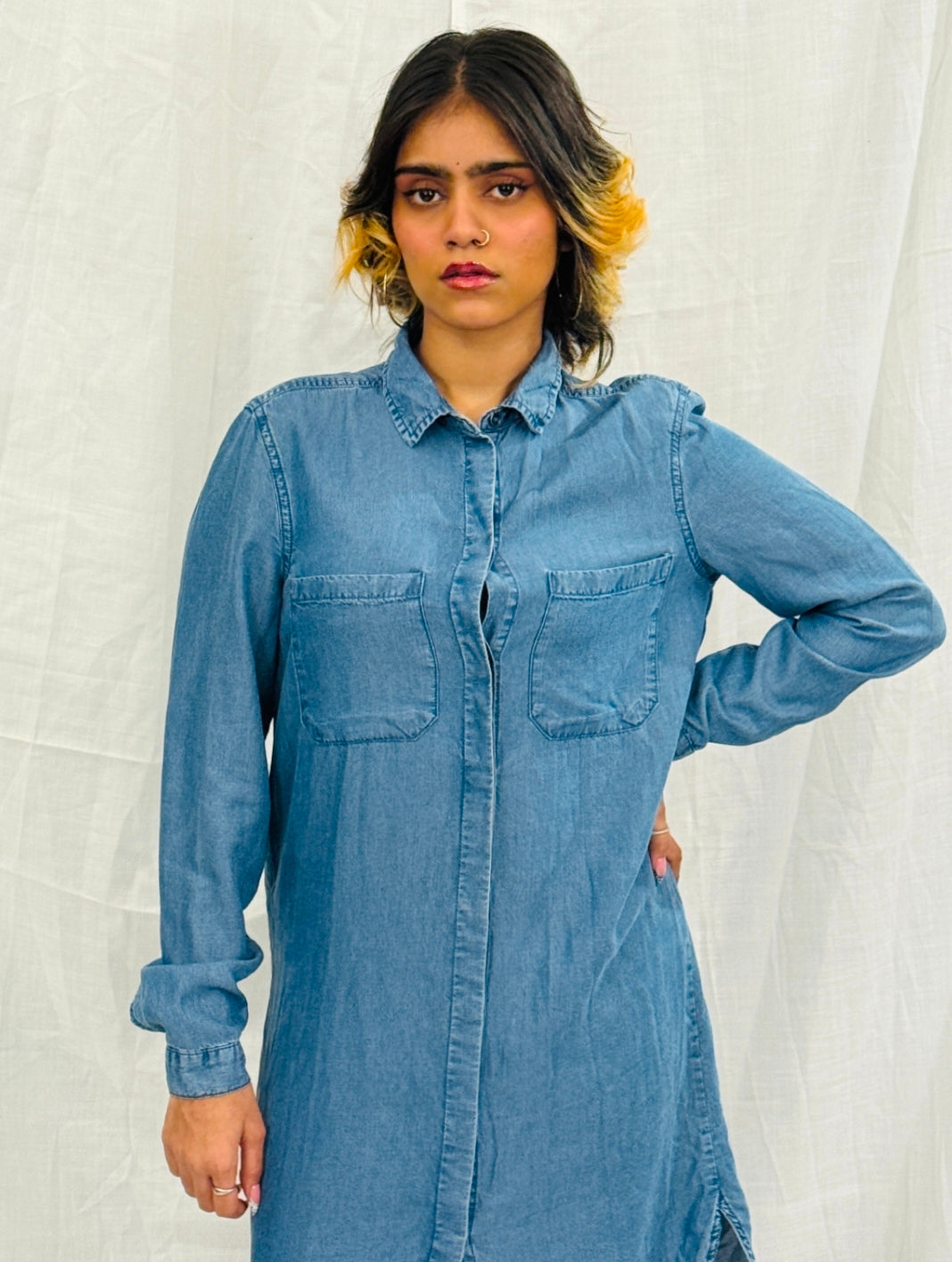 VERO MODA - Denim Shirt Dress