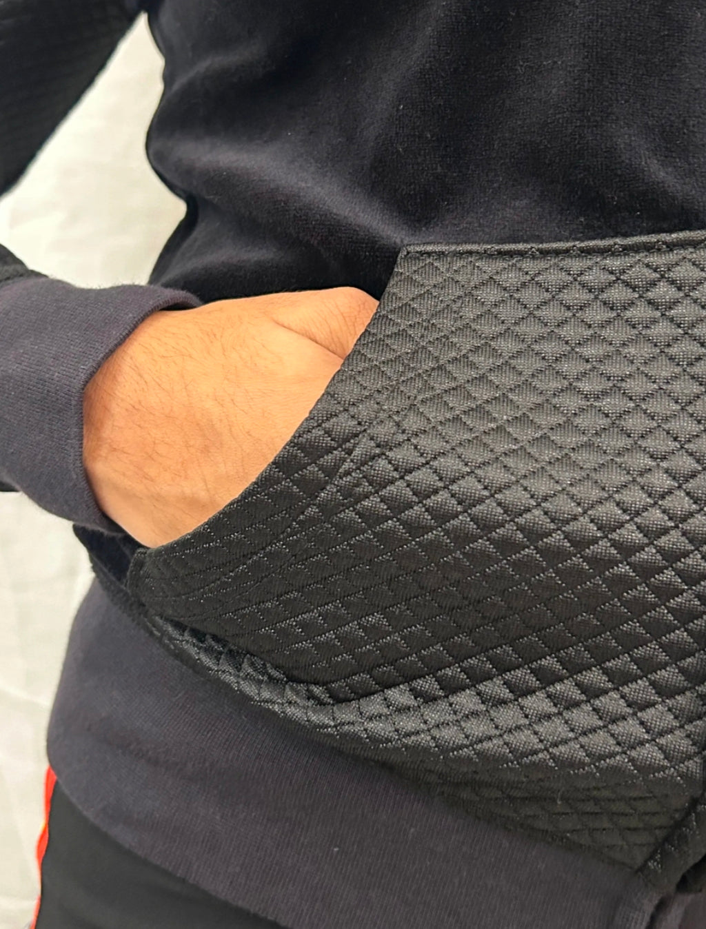 JUICY COUTURE - Black and Golden Velour Robertson Jacket