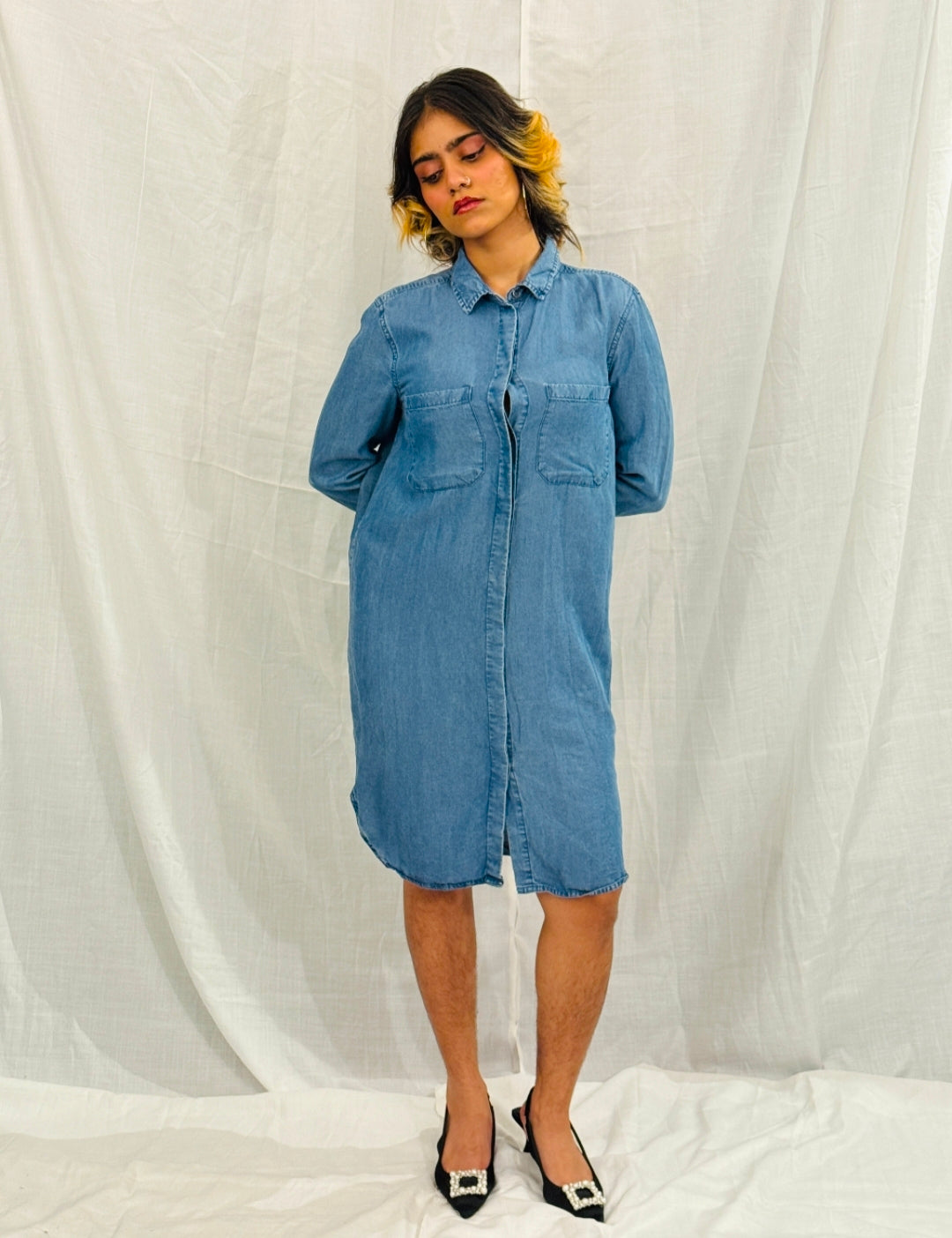 VERO MODA - Denim Shirt Dress