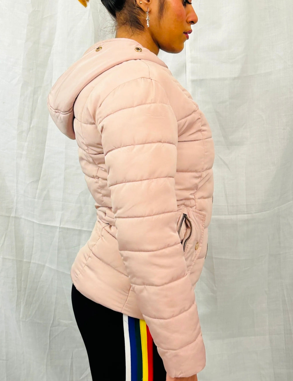 DECATHLON - Light Lavender Solid Hooded Full Sleeves Jacket