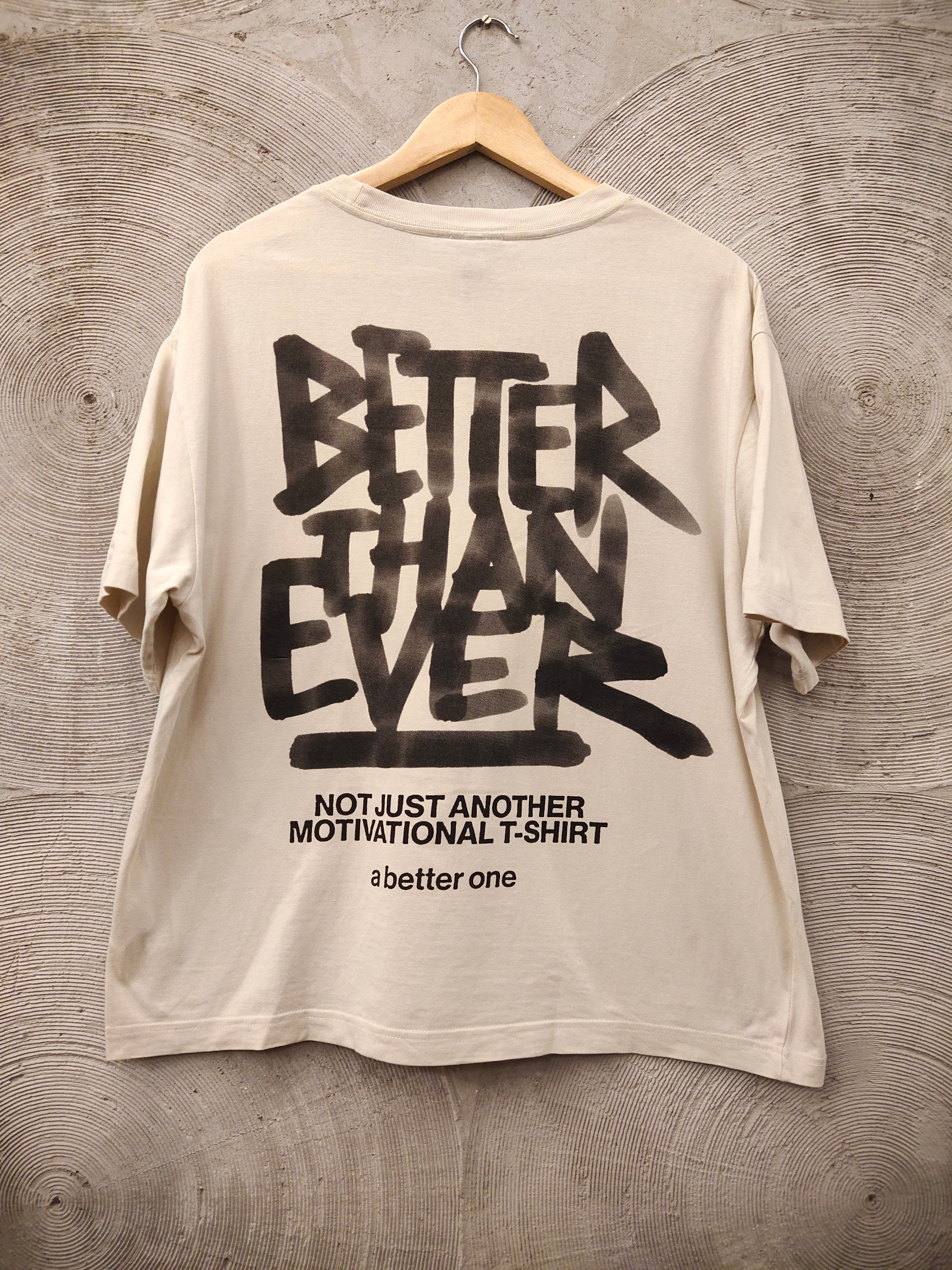 H&M - Light Beige Graphic T-Shirt
