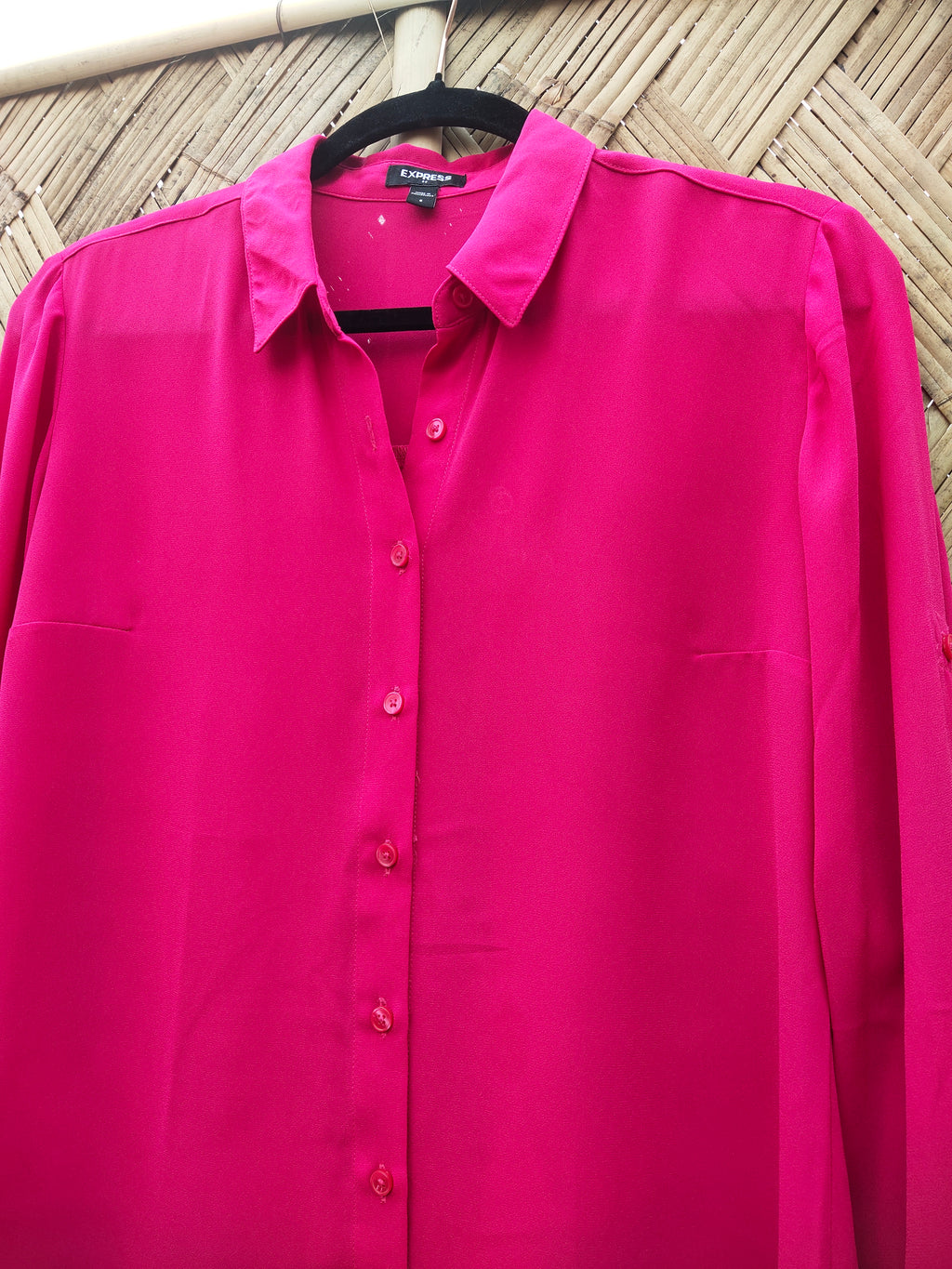EXPRESS - Pink Slim Fit Shirt