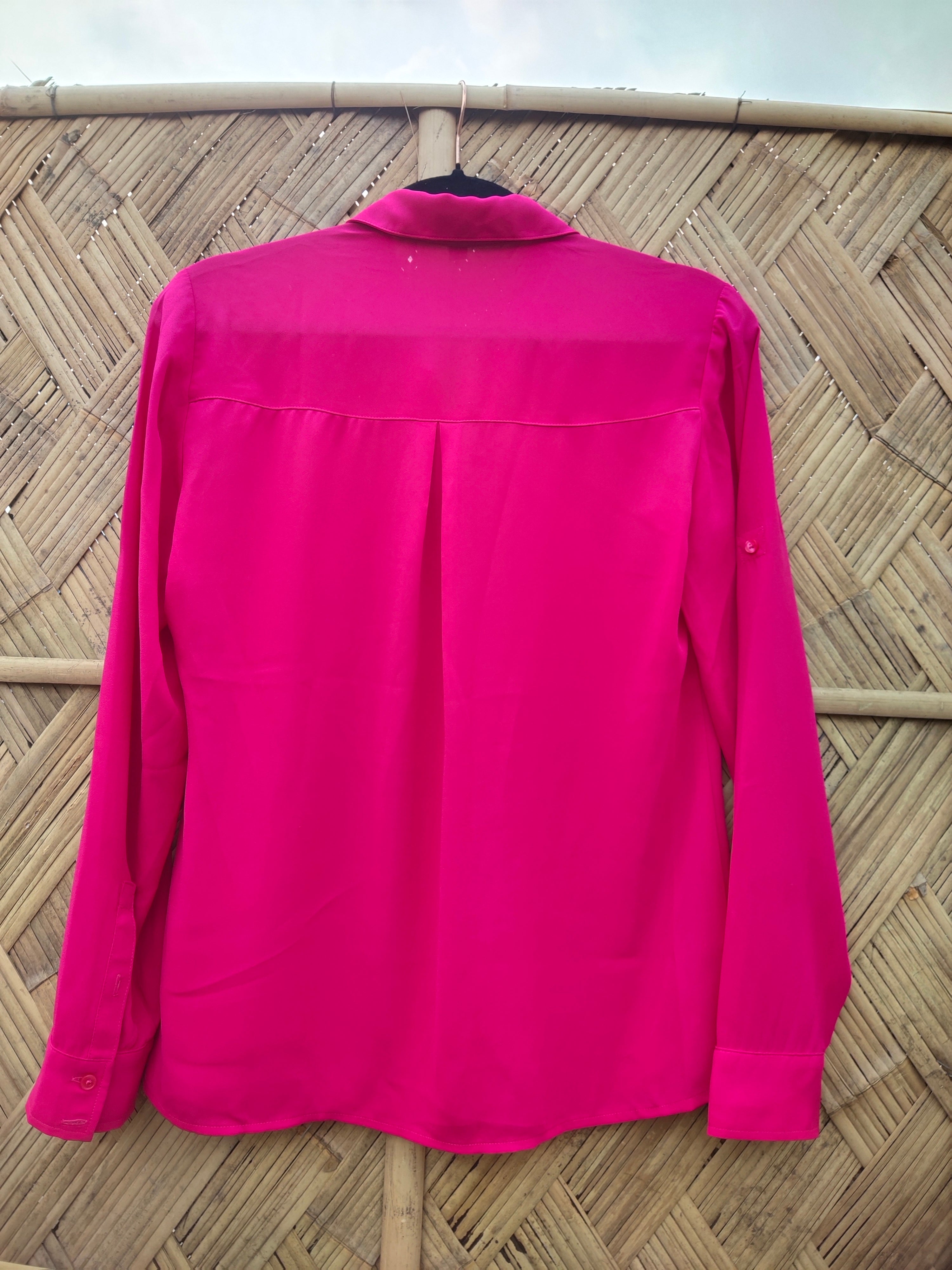EXPRESS - Pink Slim Fit Shirt